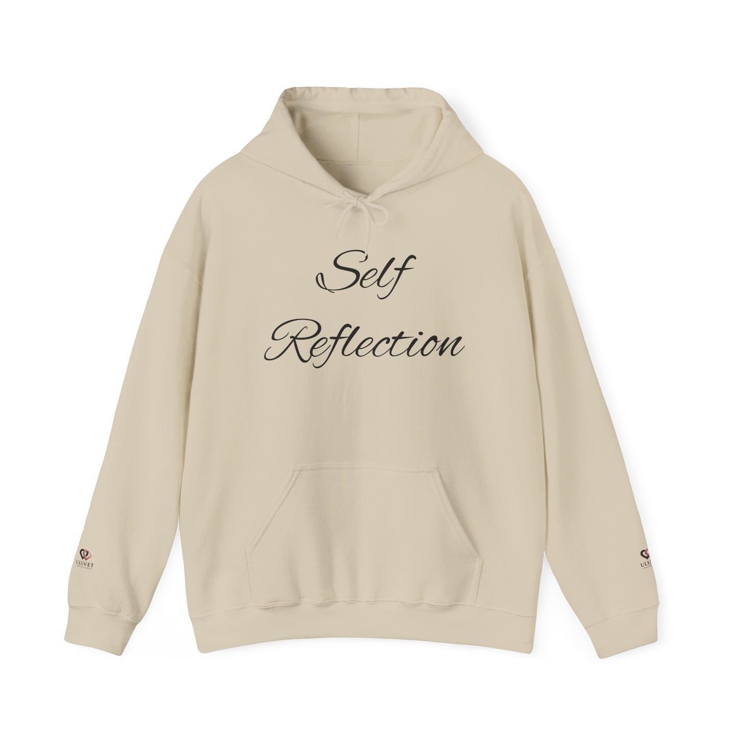 Self Reflection Hoodie, Cozy Sweatshirt, Gift for Self-Care Lovers, Inspirational Apparel, Meditation Lounge Wear, Unique Graphic Clothing