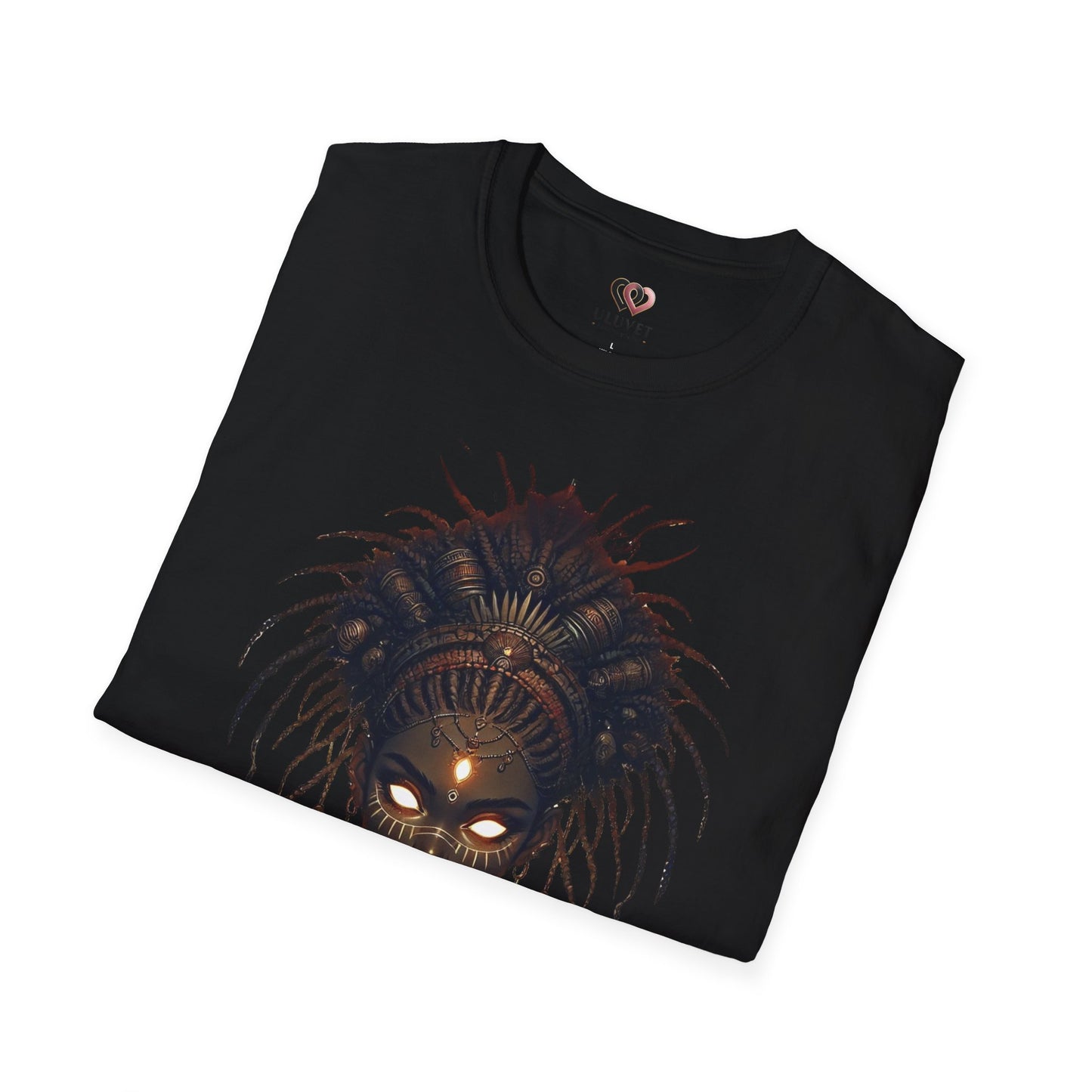 Artistic Goddess Unisex Softstyle T-Shirt - Ethereal Design for Everyday Wear