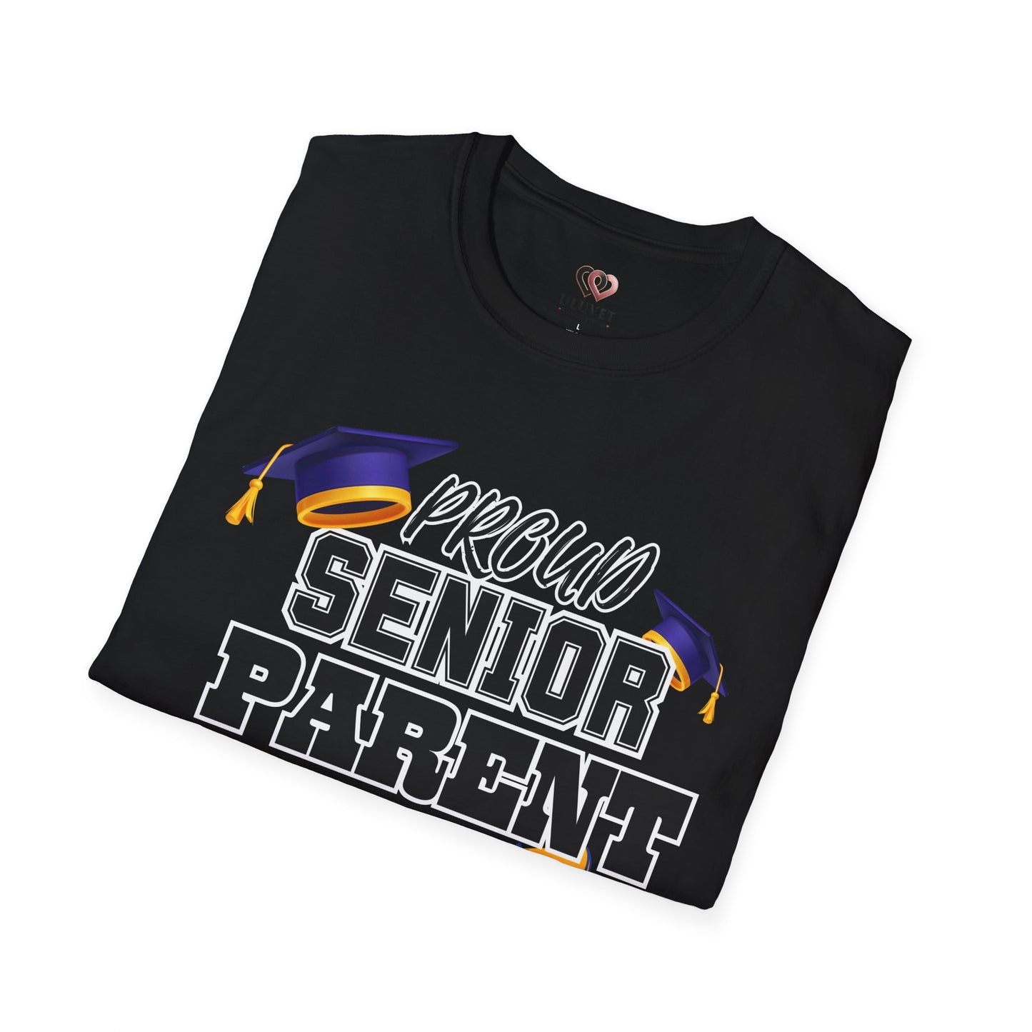 Proud Senior Parent T-Shirt, Graduation Gift, Unisex Tee, Softstyle Shirt, Senior Year Celebration Wear, School Pride Apparel