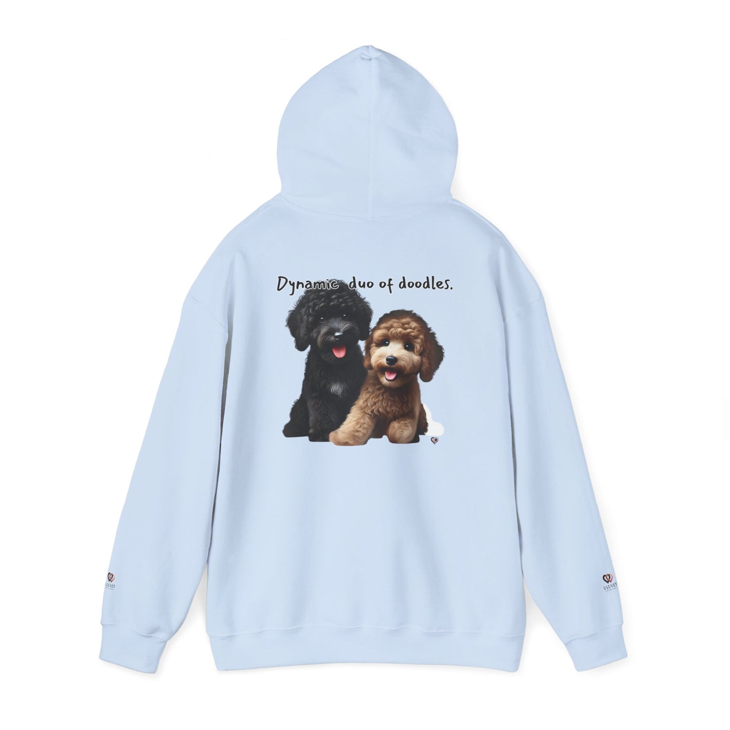 Doodle Friends Hoodie - Cozy Dog Lover Sweatshirt, Perfect for Gifts, Pet Lovers' Apparel, Fun Animal Design, Everyday Wear