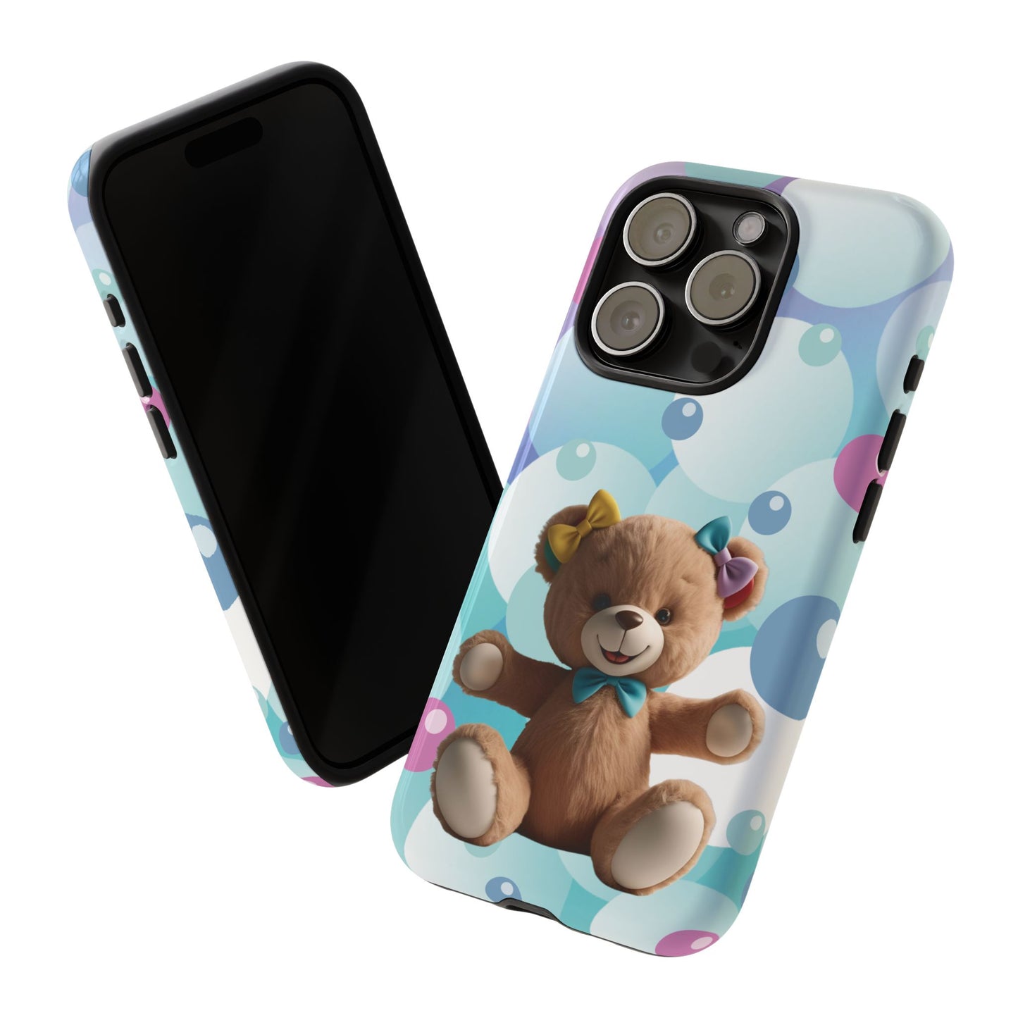 Cute Teddy Bear Phone Case for Kids, Fun and Whimsical Design, Durable Protection, Great Gift for Birthdays, Holidays, Baby Shower