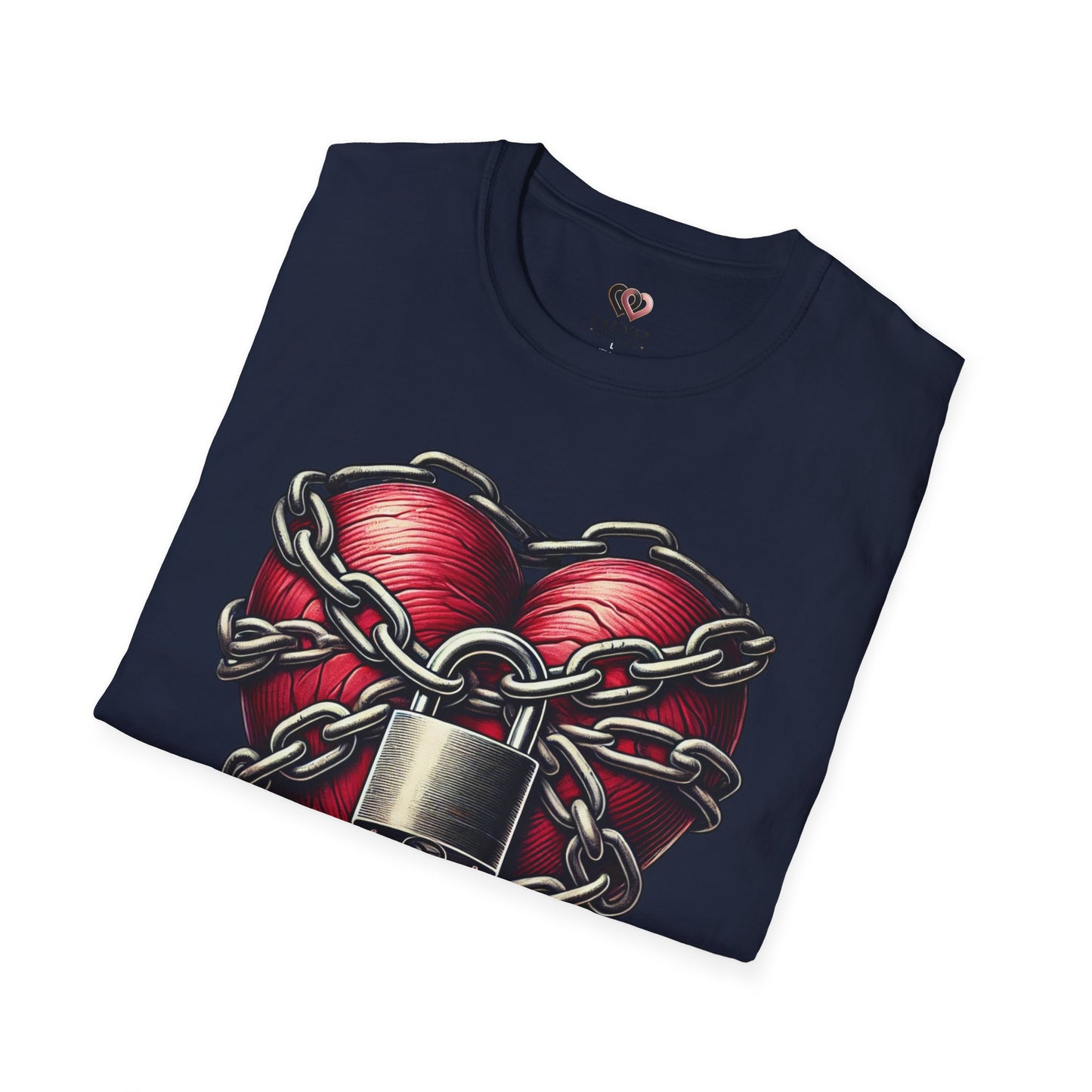 Heart Protected Graphic Tee, Unisex T-Shirt, Casual Wear, Unique Gift, Streetwear Style, Heartfelt Apparel