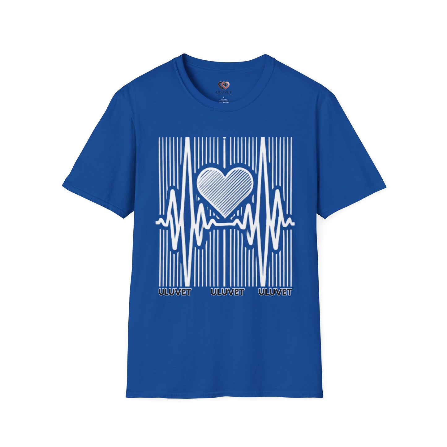 Heartbeat Pulse Love Graphic T-Shirt - Unisex, Perfect for Music Lovers, Gifts, Casual Wear, Everyday Style