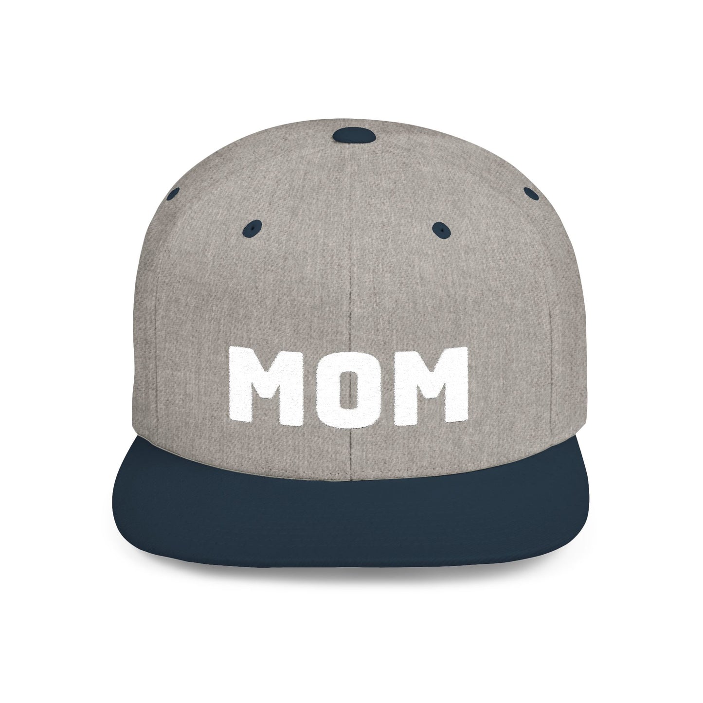 Modern MOM Flat Bill Snapback Hat, Trendy Mom Gift, Stylish Cap for Mothers, Unique Mother's Day Item, Everyday Wear, Fashion Accessory