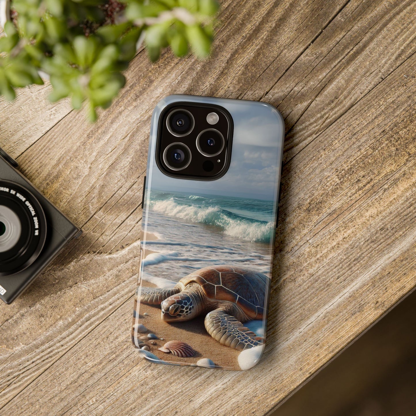 Ocean Turtle Phone Case | Tough Cases for Beach Lovers, Ocean-Themed Gift, Sea Turtle Protector, Coastal Decor, Nature Enthusiasts