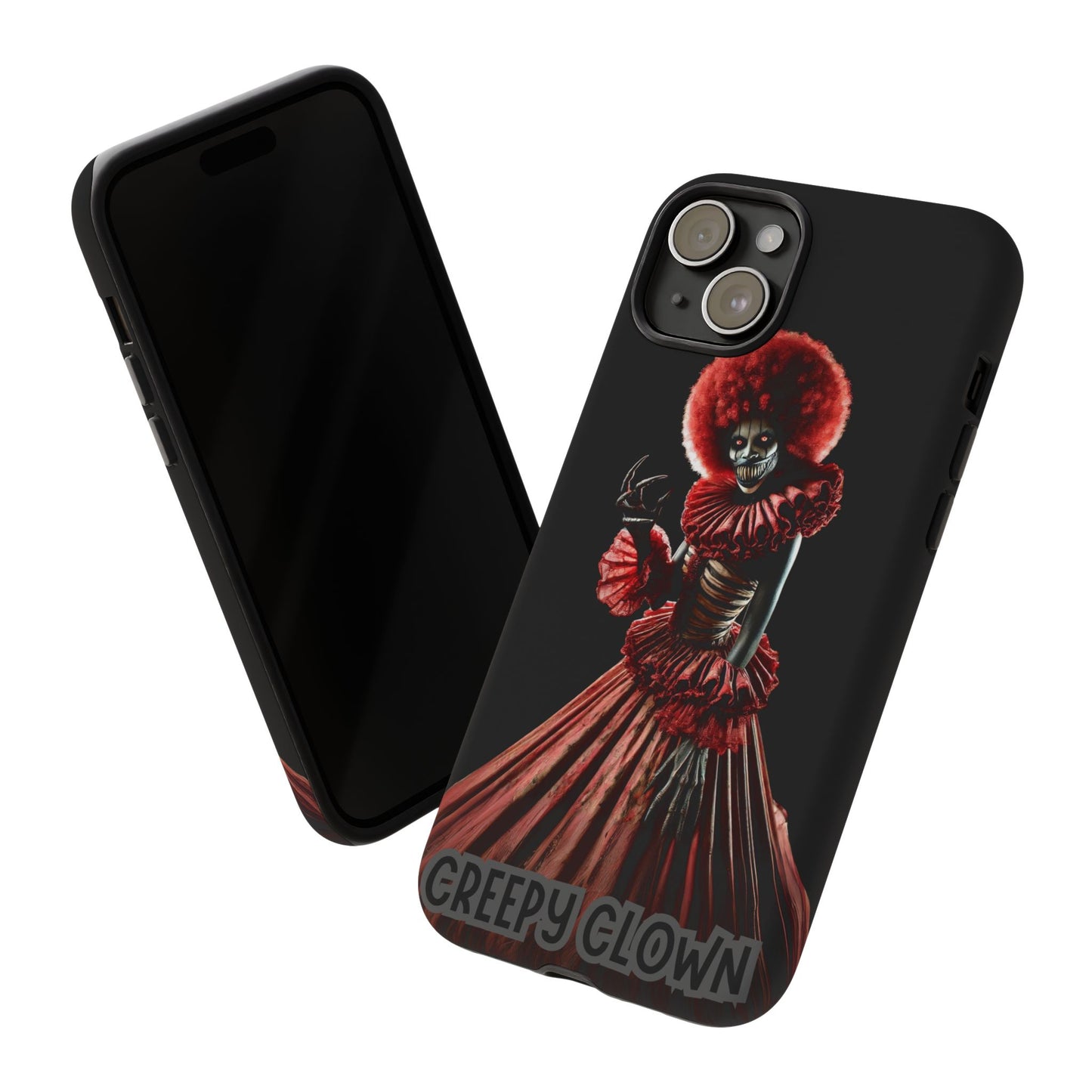 Creepy Clown Phone Case, Unique Phone Cover, Halloween Decor, Funny Gift for Clown Lovers, Scary Accessories