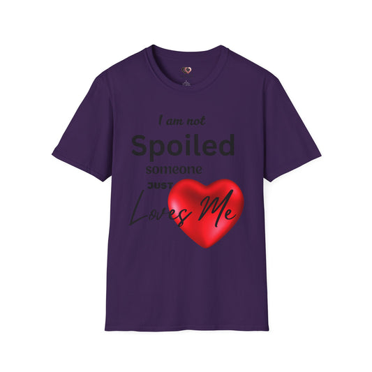 Fun Heart Graphic Tee for Spoiled Ones - Perfect Gift for Birthdays, Anniversaries, Galentine's Day, Summer Outfits, Casual Wear