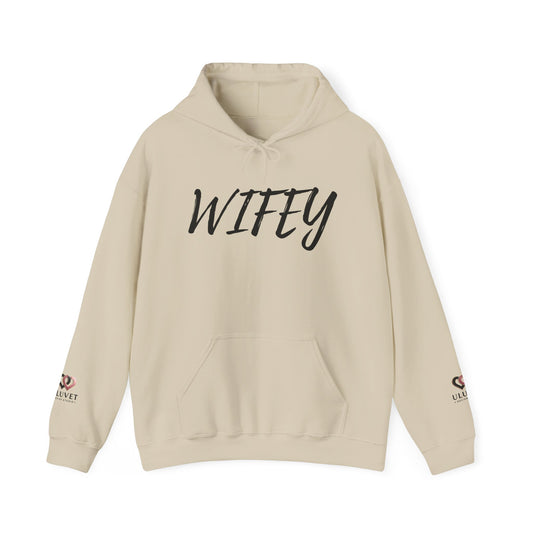 Wifey Hoodie - Cozy Unisex Sweatshirt for Gifts, Bridal Shower, Anniversary, Casual Wear, Everyday Comfort