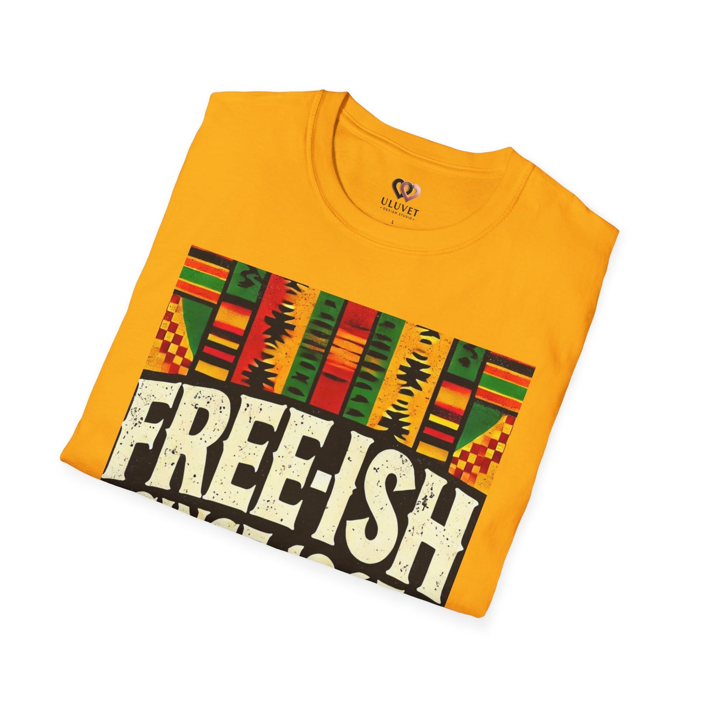Free-ish Since 1865 Unisex Softstyle T-Shirt, Casual Wear, Black History Month, Gift for Activists, Comfortable Tee