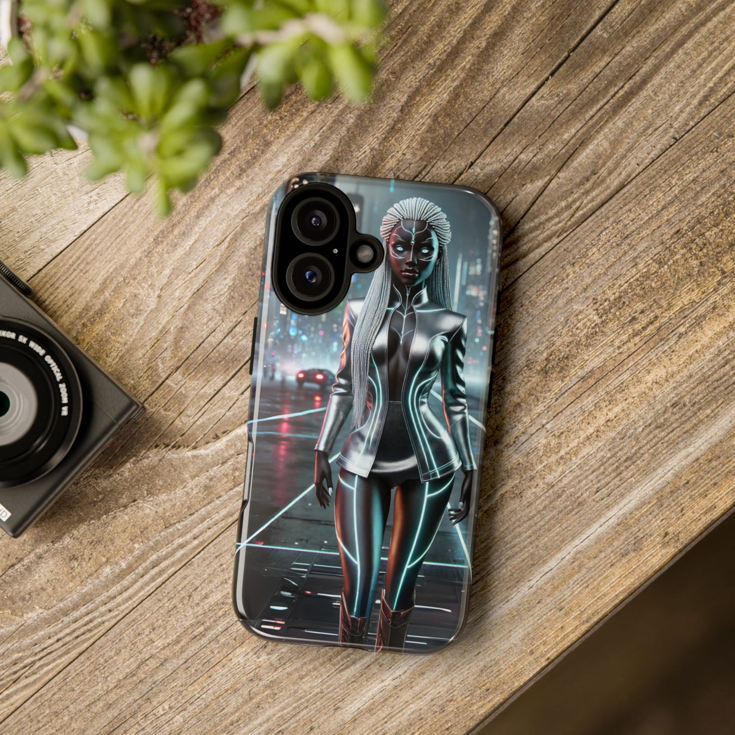 Futuristic Phone Case for Tech Lovers, Cyberpunk Phone Cover, Cool Gift for Him/Her, Unique Tech Accessory, Stylish Phone Protector