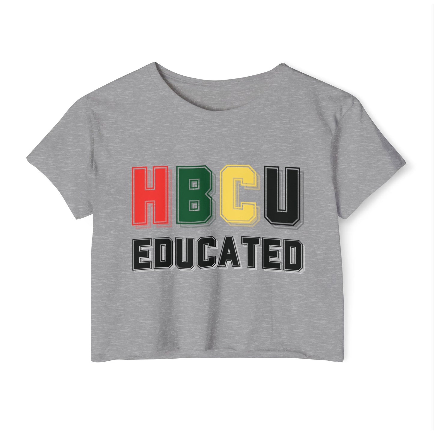 HBCU Women's Festival Crop Top, College Campus Shirt, Black History Month Tee, Retro Style Clothing, African American Pride Apparel