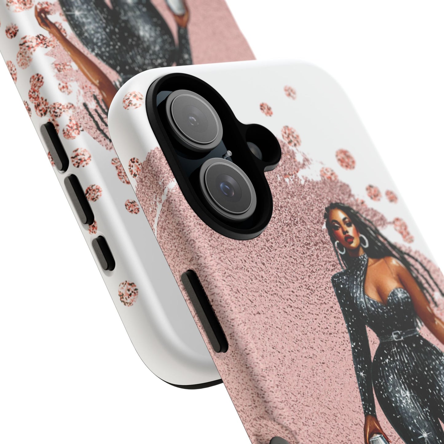 Glamorous Diva Cell Phone Case, Stylish Female Beauty Cover, Tough Cases for Women, Fabulous Girl Boss Accessories, Fashionable Lady Phone