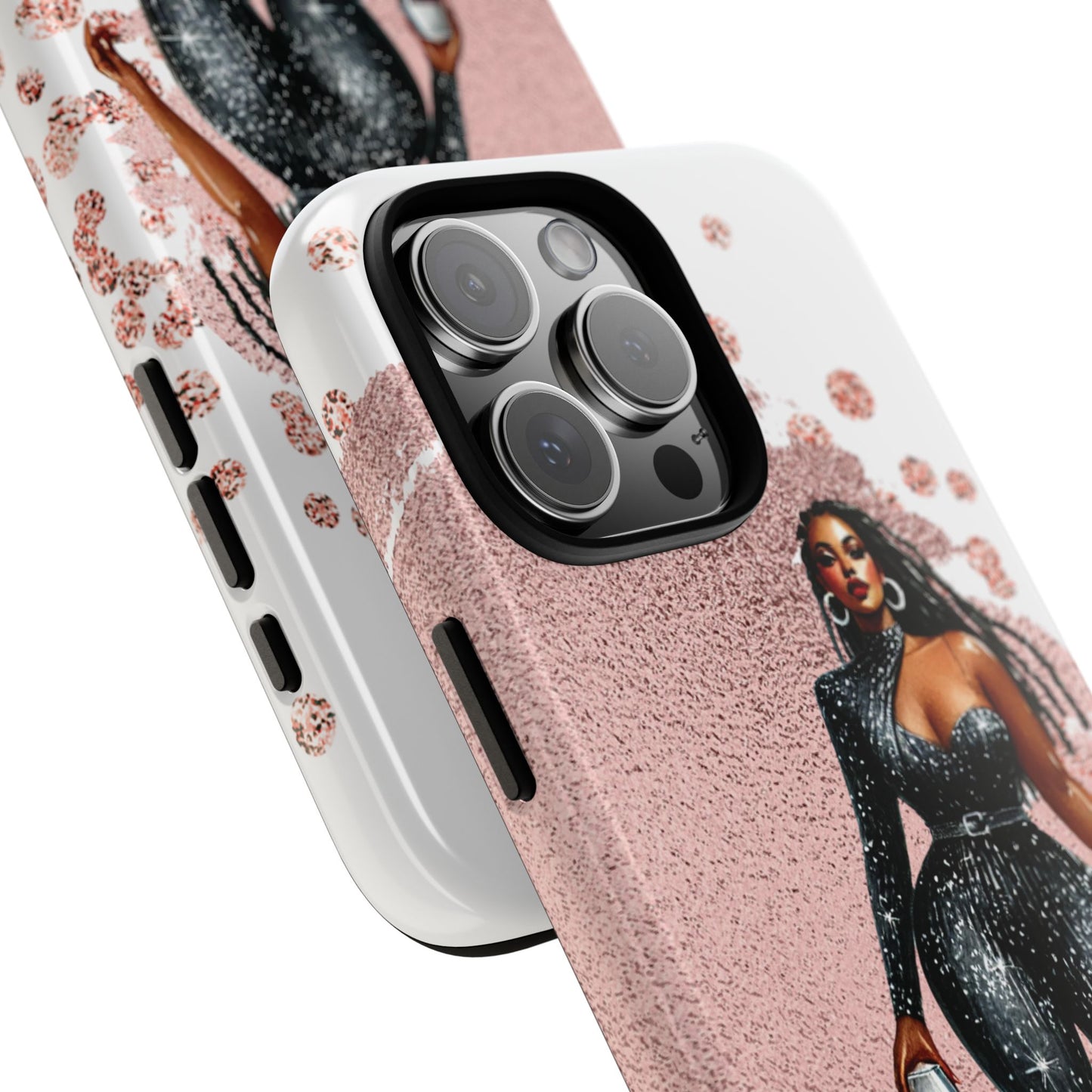 Glamorous Diva Cell Phone Case, Stylish Female Beauty Cover, Tough Cases for Women, Fabulous Girl Boss Accessories, Fashionable Lady Phone