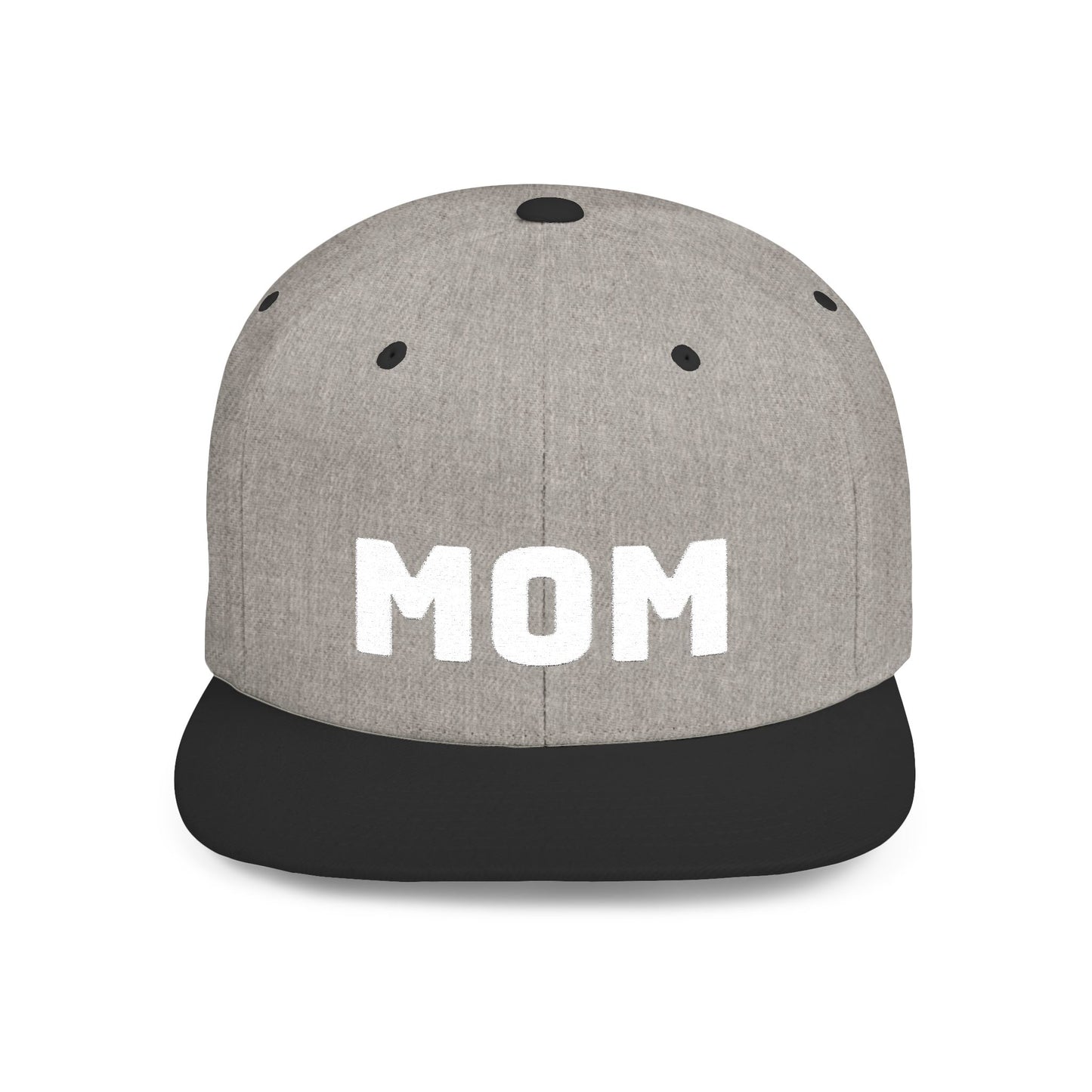Modern MOM Flat Bill Snapback Hat, Trendy Mom Gift, Stylish Cap for Mothers, Unique Mother's Day Item, Everyday Wear, Fashion Accessory