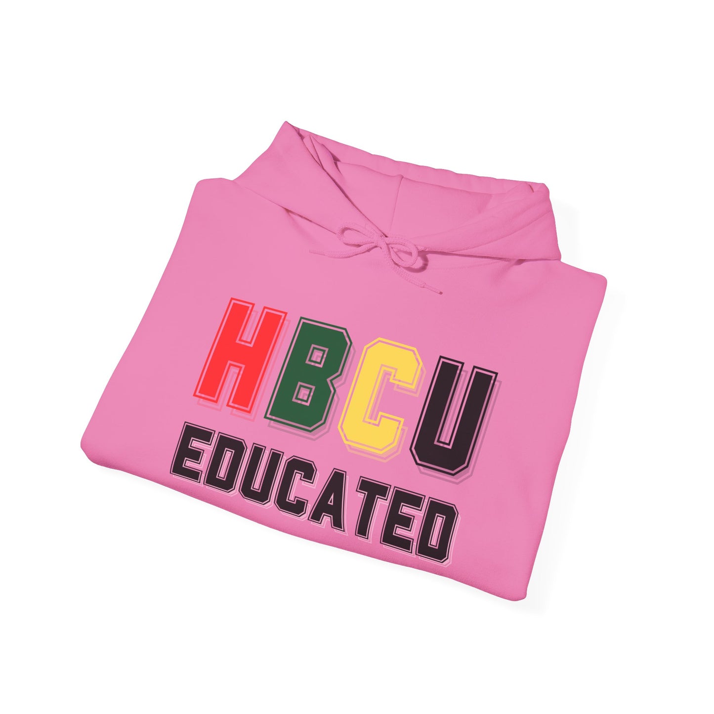 HBCU Educated Hoodie | Casual Wear for College Graduates, Perfect for School Spirit, Black History Month, Gifts