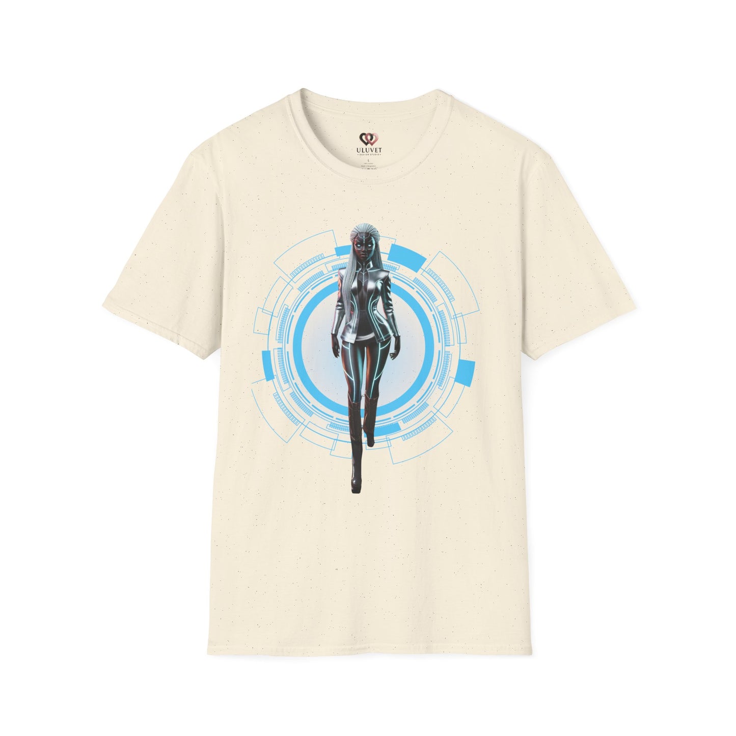 Futuristic Graphic Tee, Unisex Softstyle T-Shirt with Cyberpunk Design, Casual Wear for Tech Lovers, Gift for Gamers, Stylish Everyday [...]