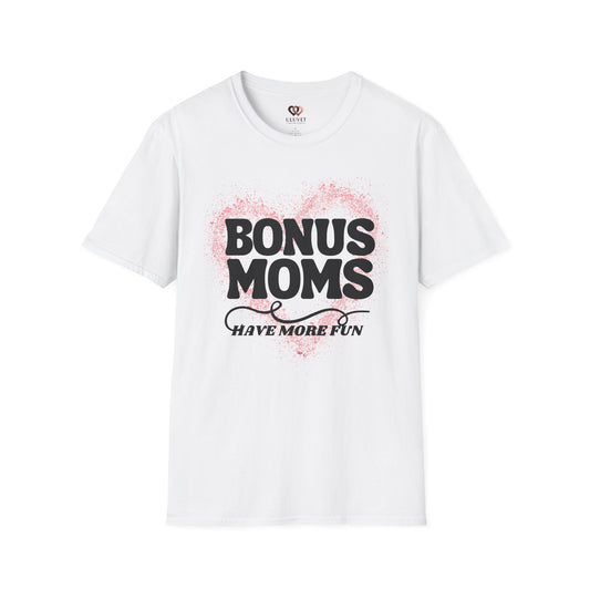 Bonus Moms T-Shirt - Perfect Gift for Step-Moms, Fun Gift for Mother's Day, Family Gatherings, Heartfelt Tees