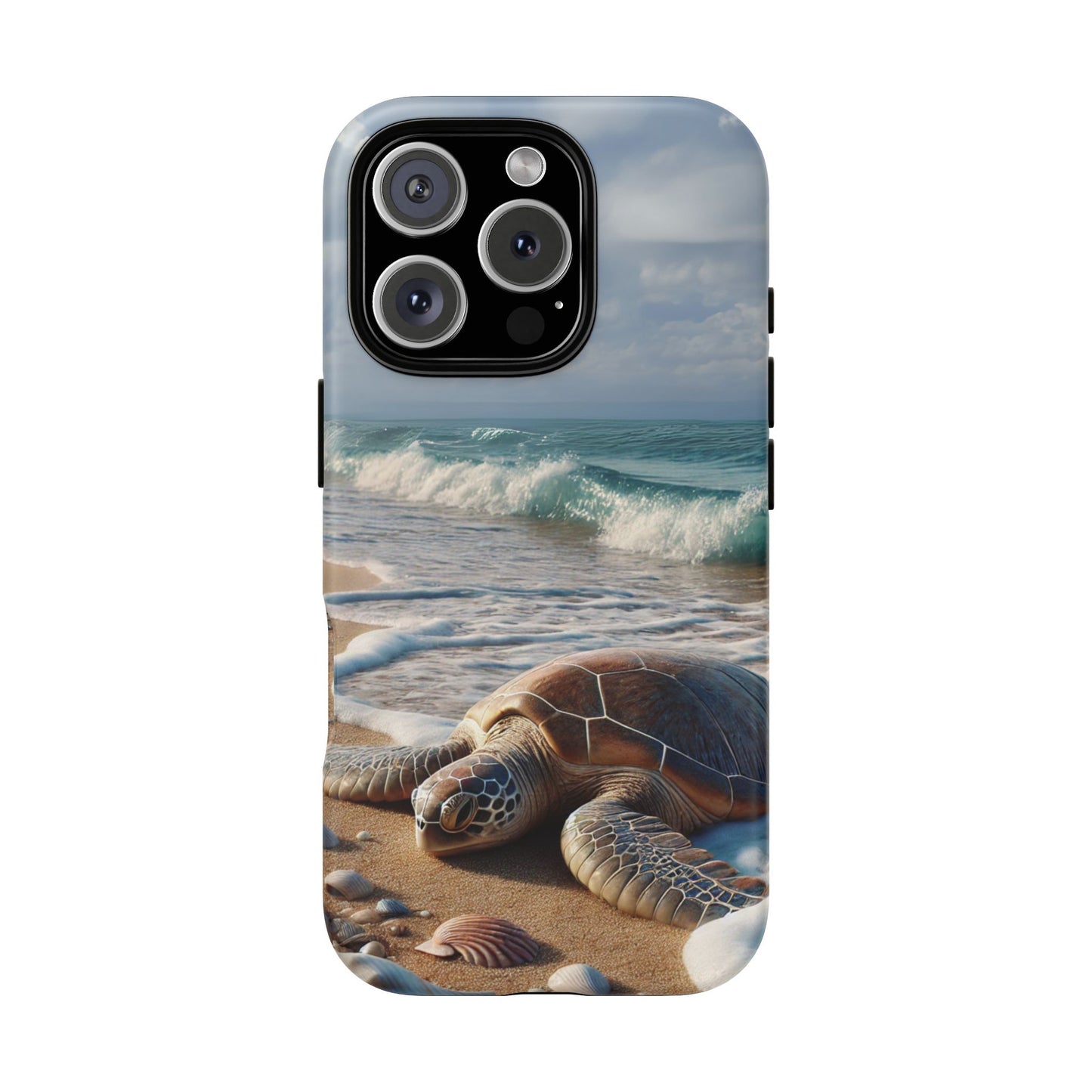 Ocean Turtle Phone Case | Tough Cases for Beach Lovers, Ocean-Themed Gift, Sea Turtle Protector, Coastal Decor, Nature Enthusiasts