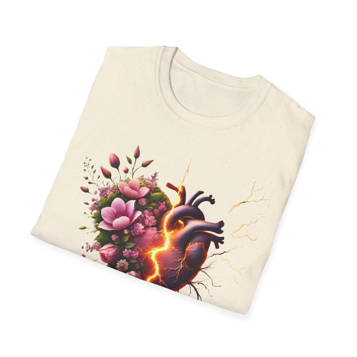 Heartbreak Floral T-Shirt - Perfect for Gifts, Casual Wear, Valentines, or Self-Care