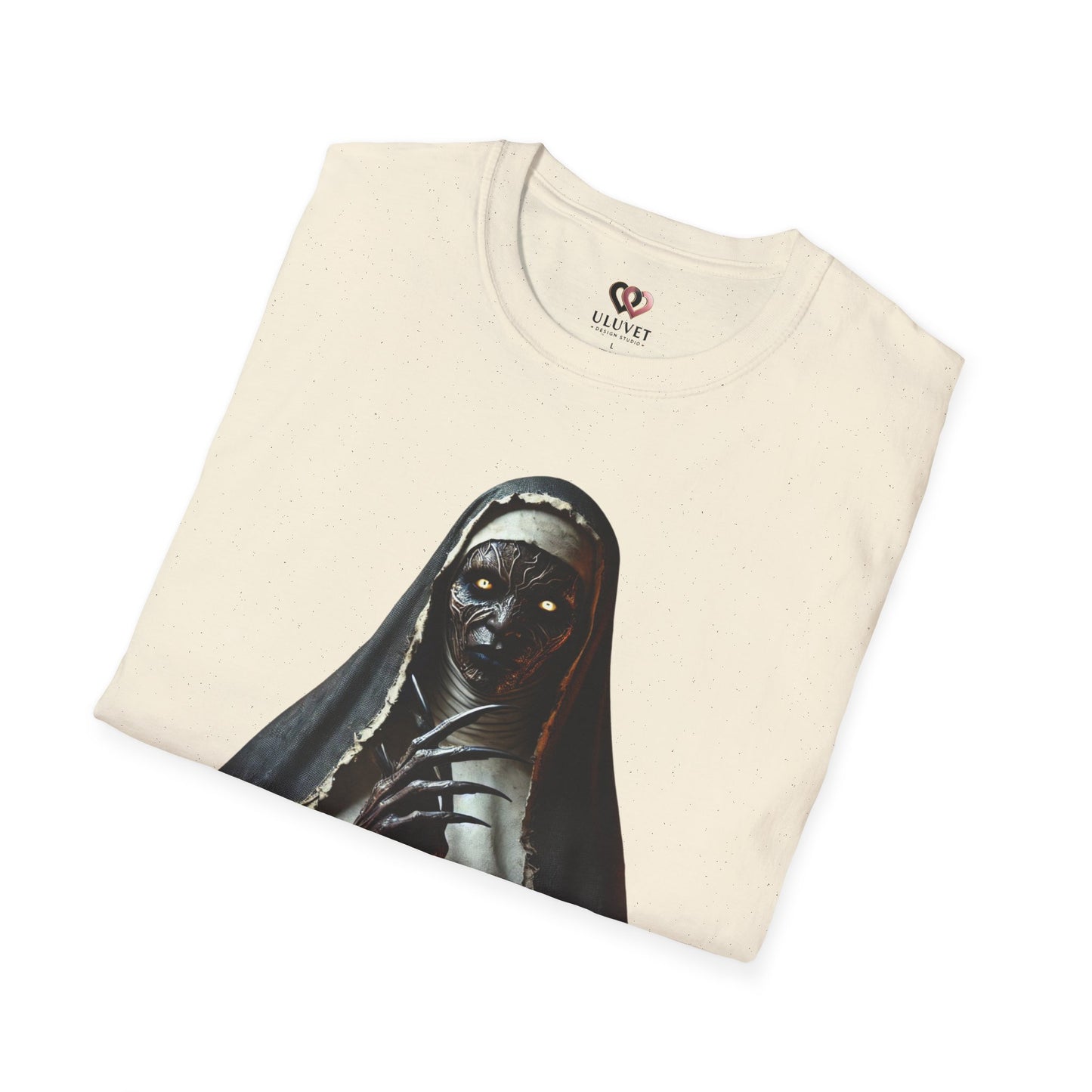 Nun Reborn Graphic T-Shirt, Unisex Tee, Gothic Apparel, Horror Fan Gift, Spooky Fashion, Halloween Wear, Unique Statement Shirt