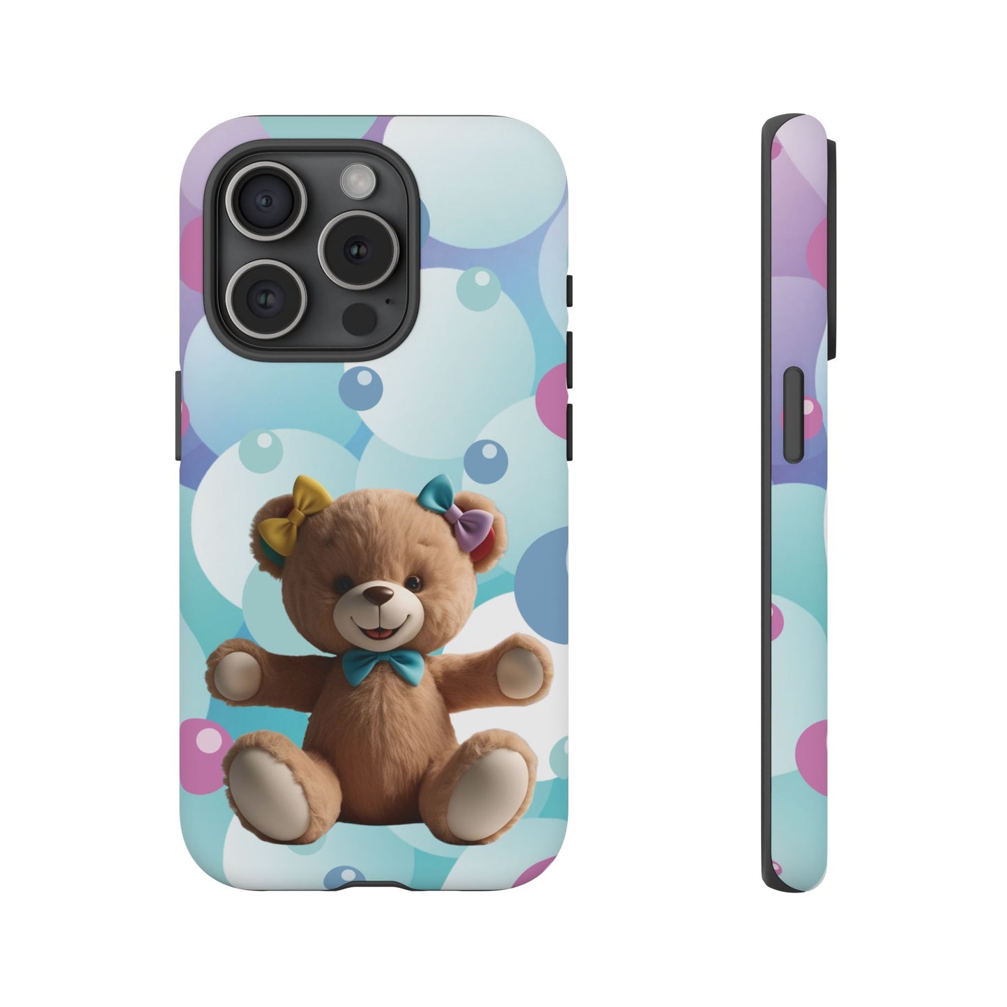 Cute Teddy Bear Phone Case for Kids, Fun and Whimsical Design, Durable Protection, Great Gift for Birthdays, Holidays, Baby Shower
