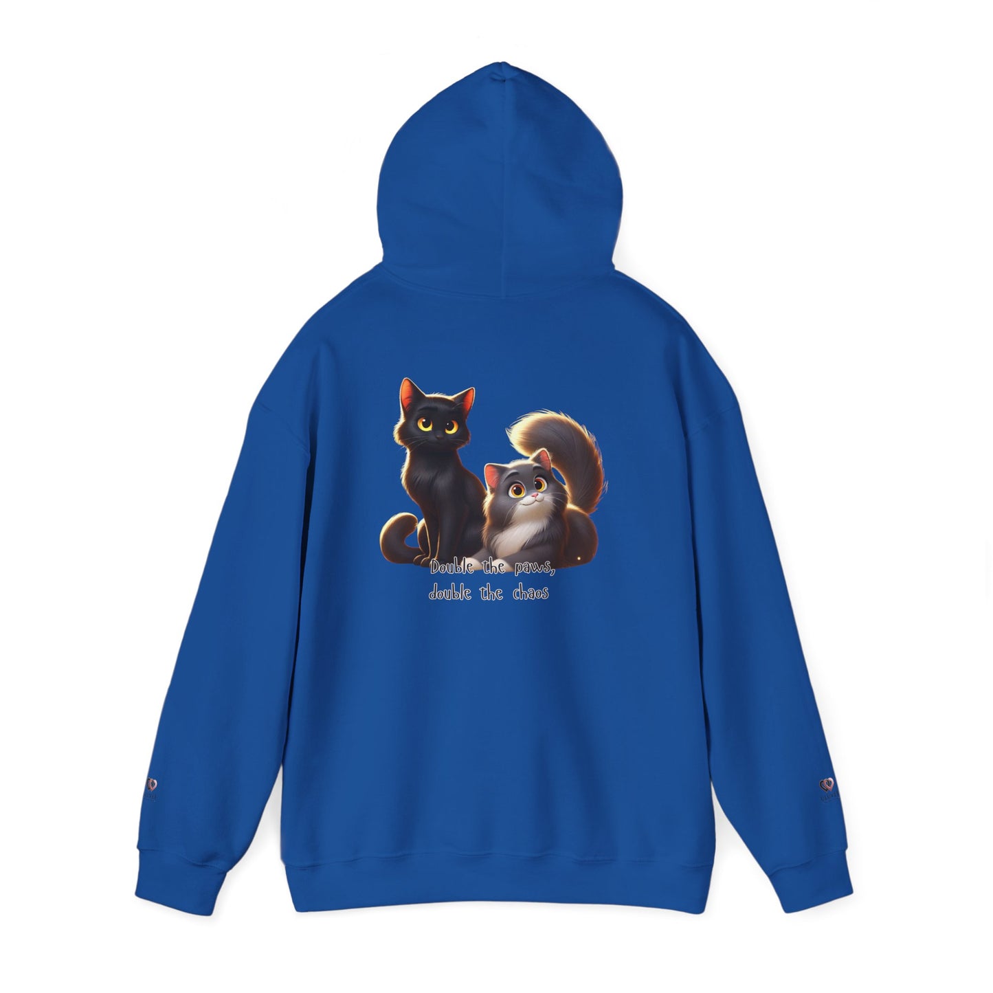 Charming Cat Sweatshirt for Cat Lovers, Cozy Hoodie for Winter, Ideal Gift for Pet Owners, Birthday, Holidays, Animal Themed Apparel
