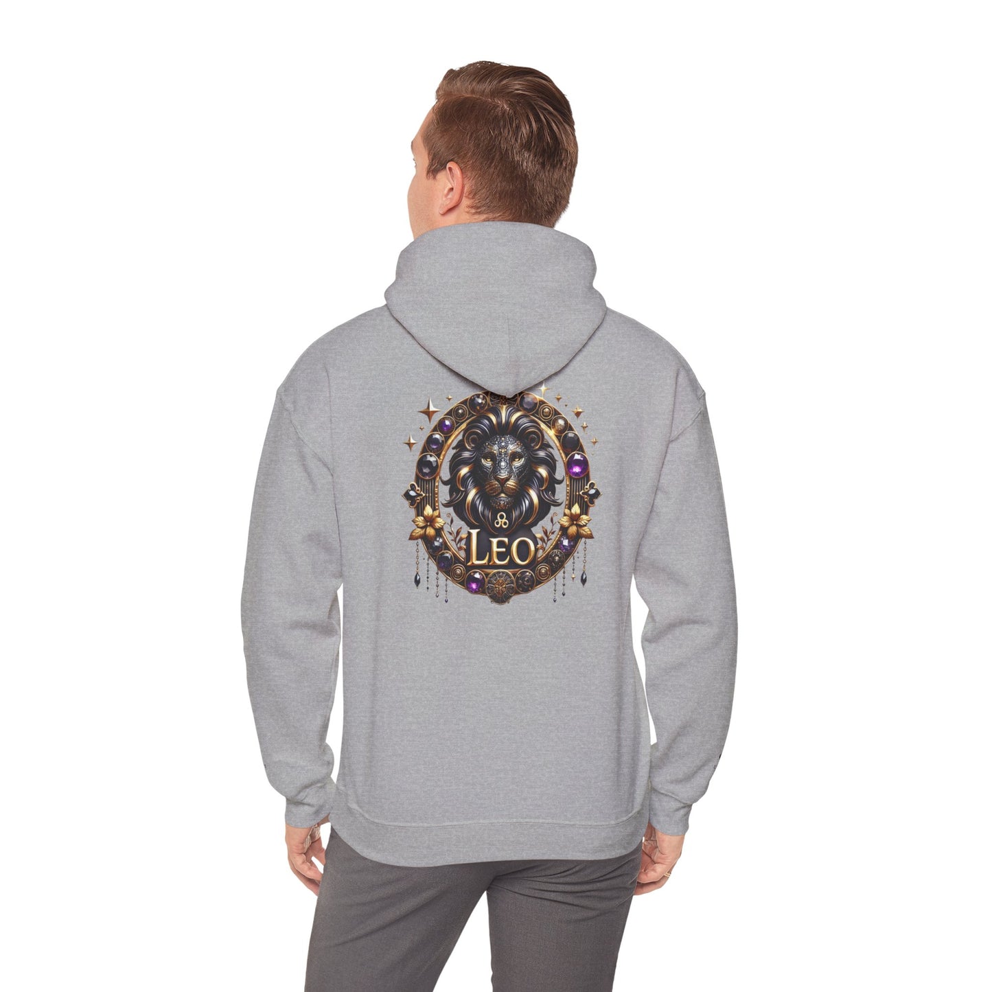 Leo Zodiac Hooded Sweatshirt, Astrology Gift, Horoscope Apparel, Leo Birthday Present, Cozy Unisex Hoodie, Astrology Fashion