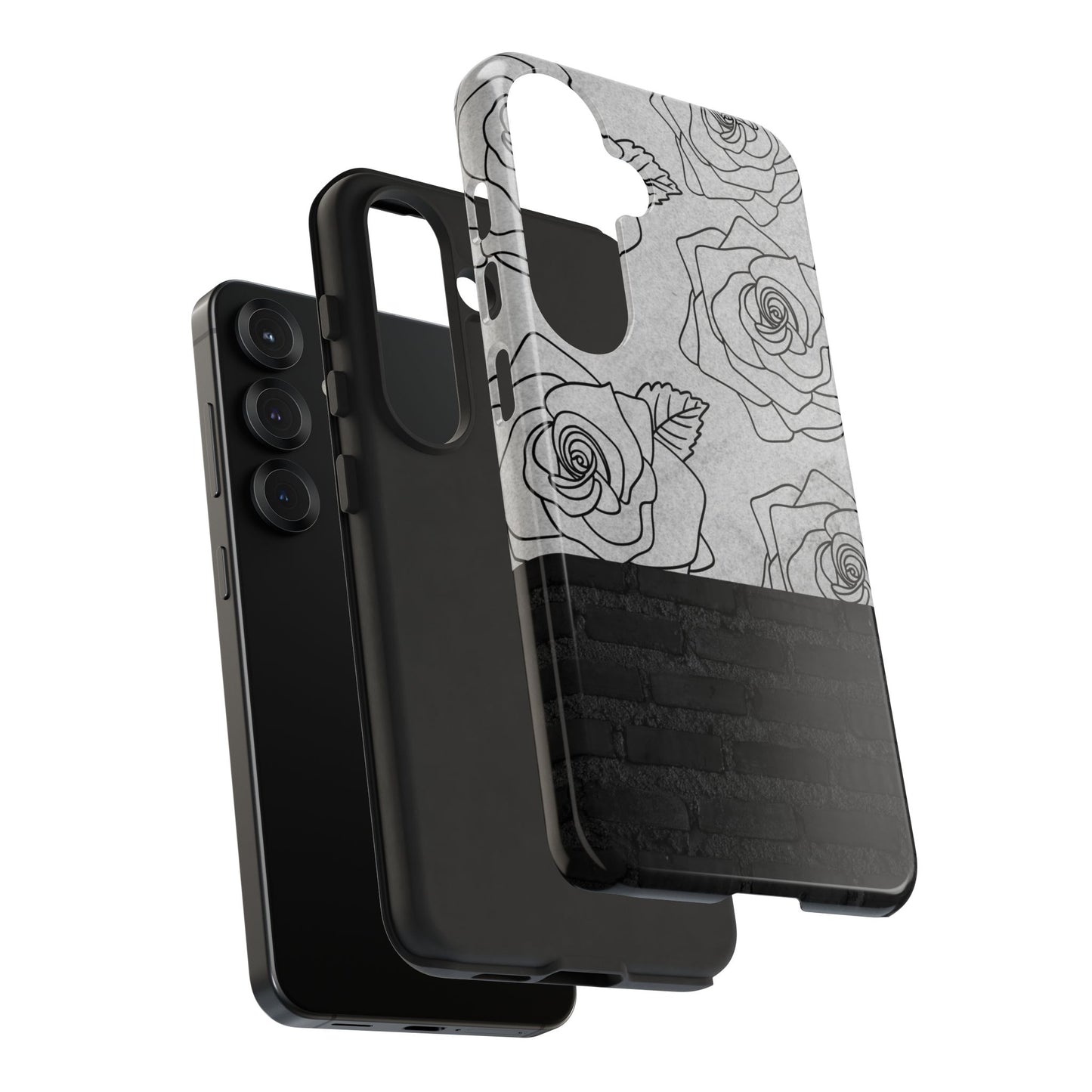 Tough Cases, Floral Stylish Modern Phone Cover, Flower Patterned Protective Case, Trendy Smartphone Shell, Botanical Design Phone Protector,