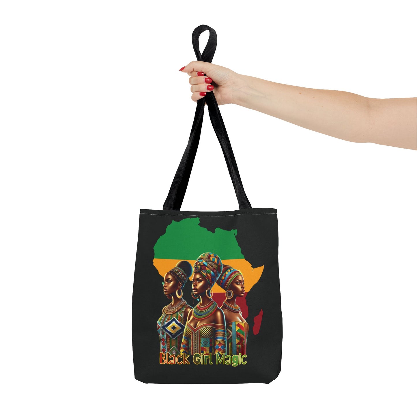 Tote Bag — "Black Girl Magic" African Heritage Portrait Tote