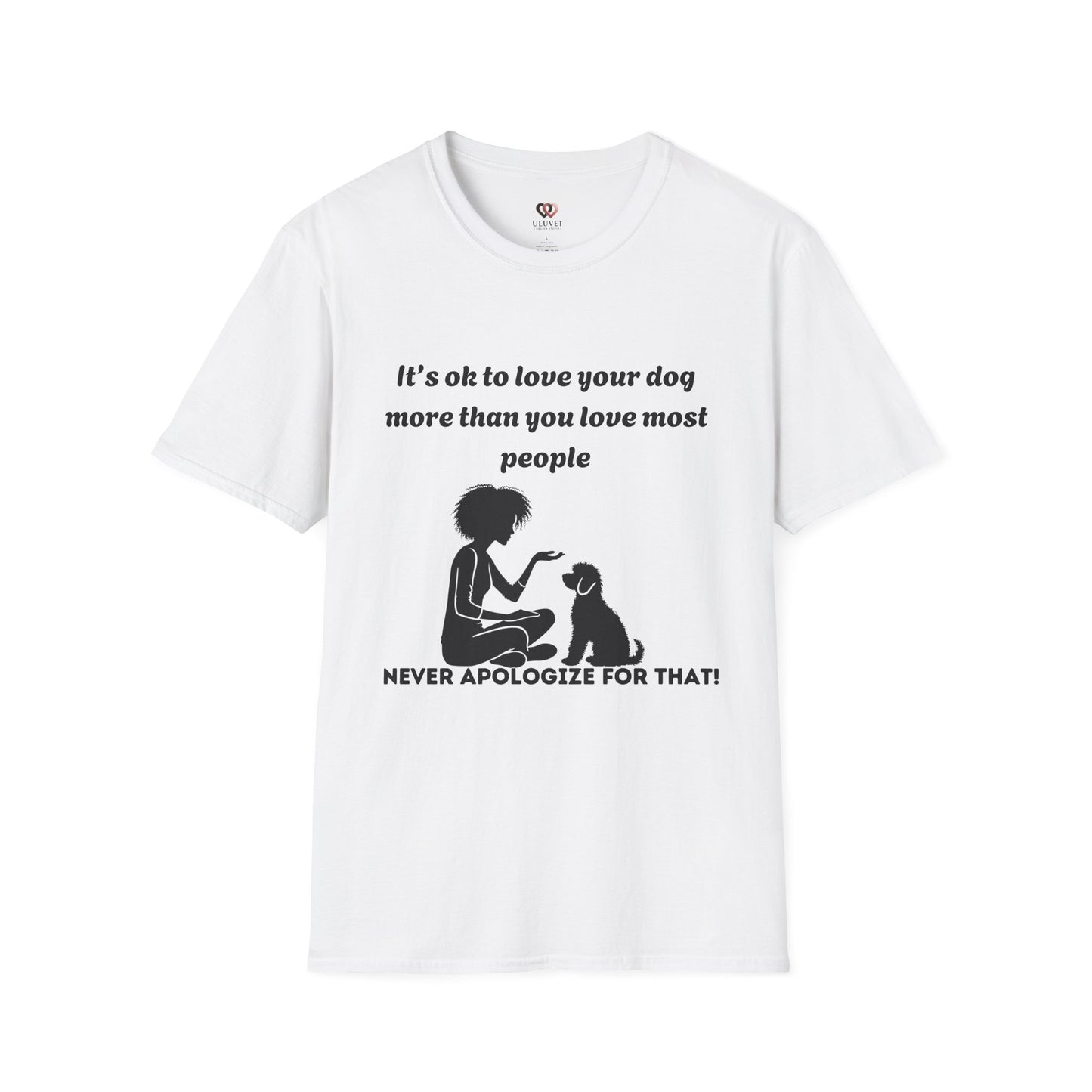 Dog Lover Unisex Softstyle T-Shirt - Perfect Gift for Pet Owners, Dog Moms, Animal Lovers, Casual Wear, Dog-Themed Apparel