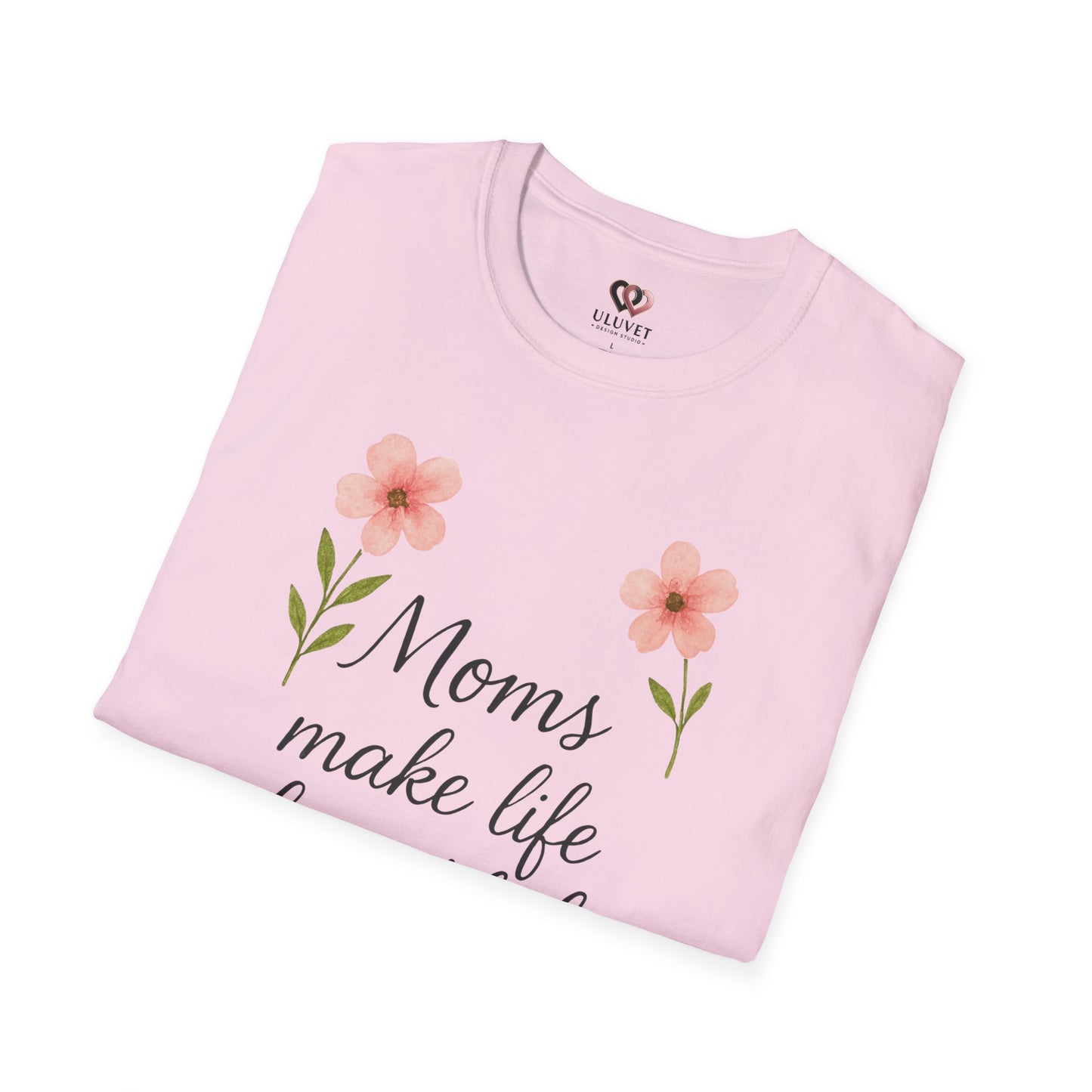 Mom's Life Beautiful T-Shirt, Perfect Gift for Moms, Mother's Day Tee, Floral Graphic Tee, Casual Wear, Mother's Day,