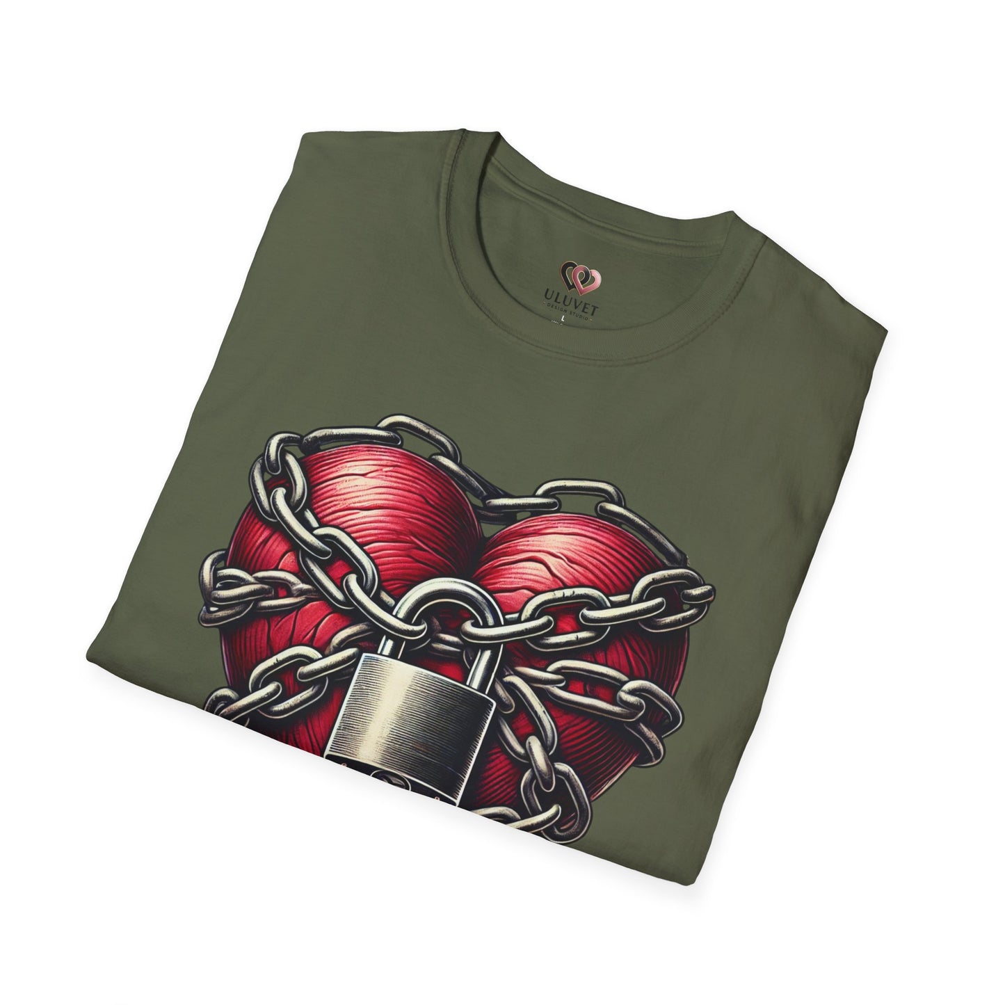 Heart Protected Graphic Tee, Unisex T-Shirt, Casual Wear, Unique Gift, Streetwear Style, Heartfelt Apparel