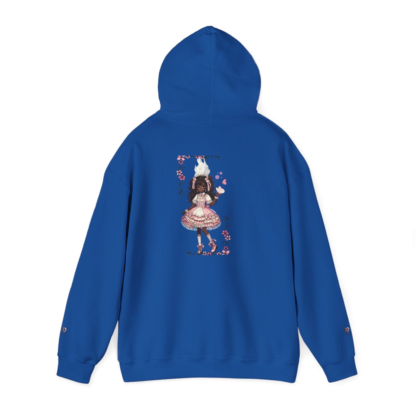 Hooded Sweatshirt - Girly Anime Fantasy Design