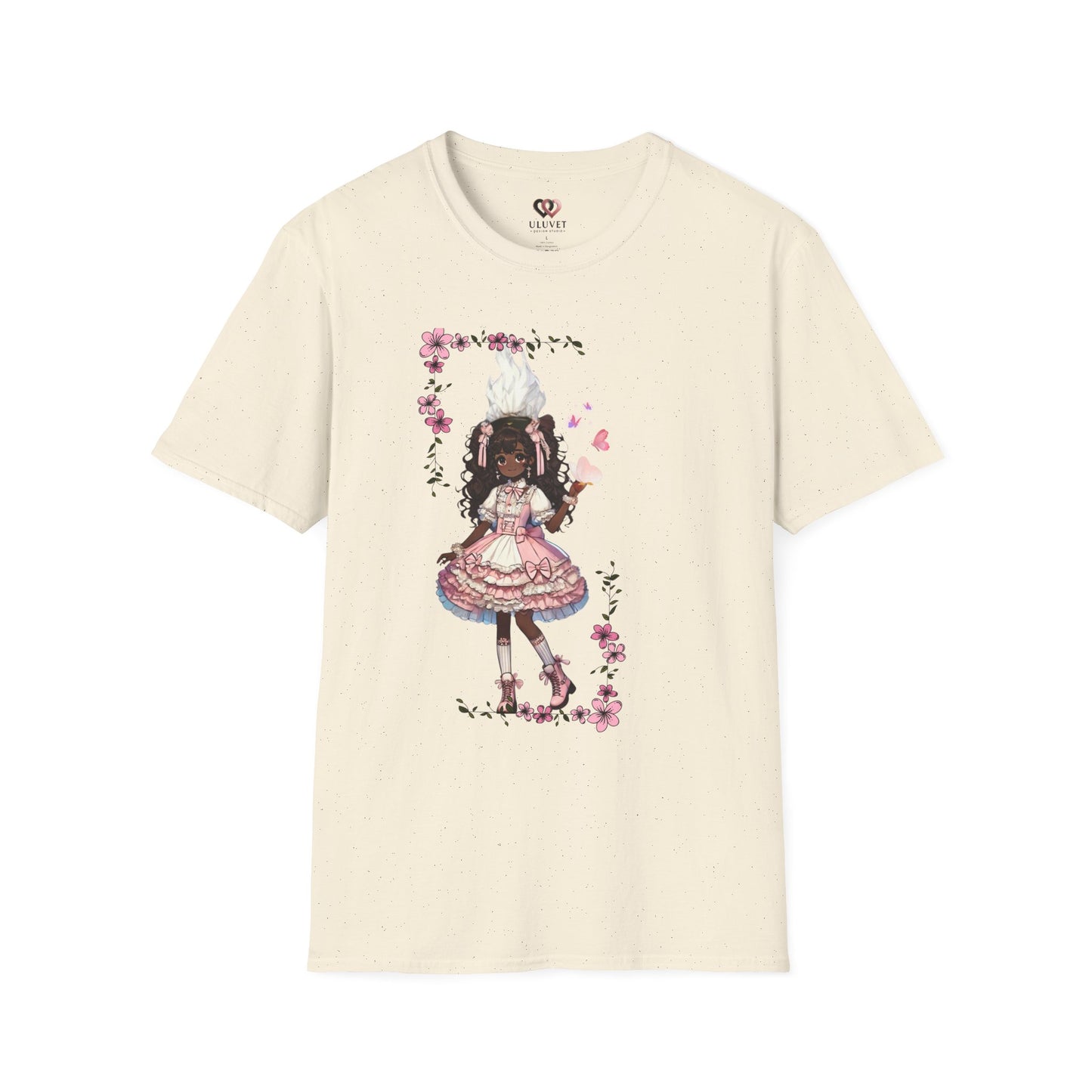 Unisex Softstyle T-Shirt  - Girly Anime Fantasy Design