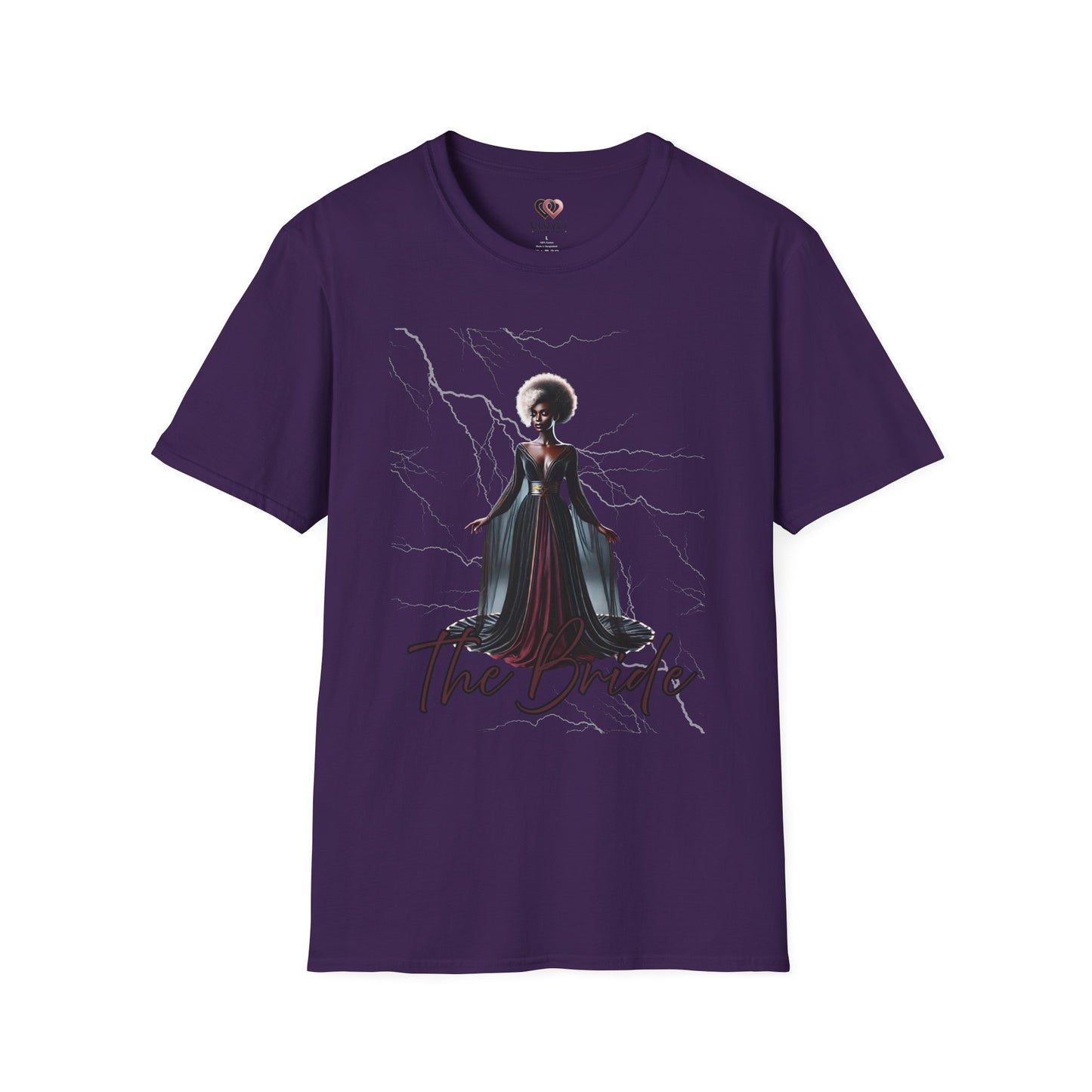 Mystical Vibe Unisex Softstyle T-Shirt with Electric Design