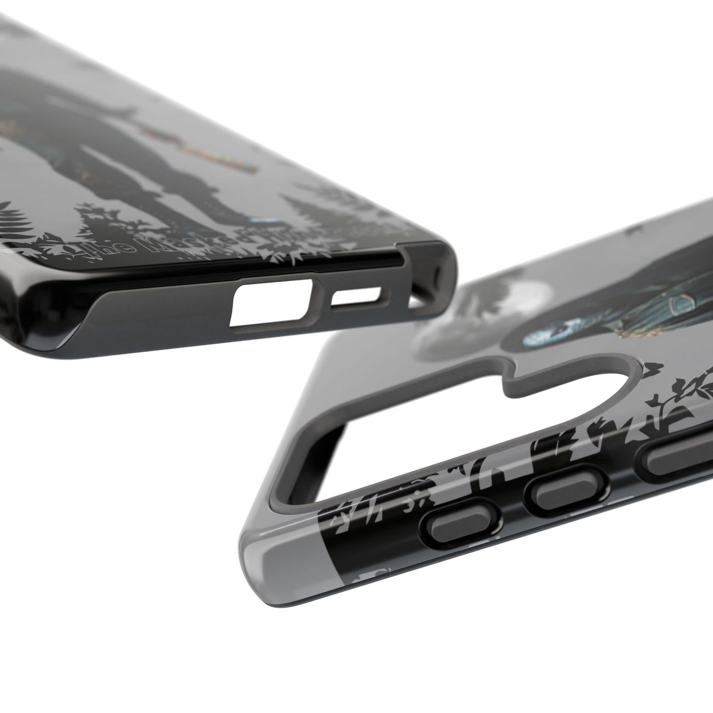 Horror Phone Case featuring Creepy Character, Gothic Aesthetic, Perfect for Horror Fans, Halloween Gifts, Unique Phone Cover, Tough Cases