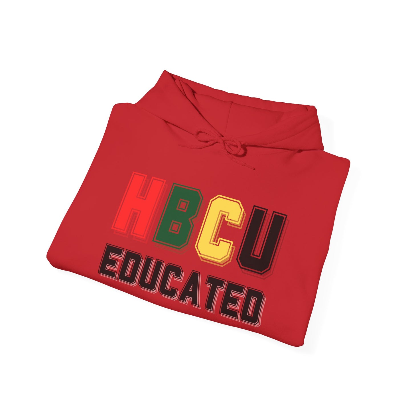 HBCU Educated Hoodie | Casual Wear for College Graduates, Perfect for School Spirit, Black History Month, Gifts