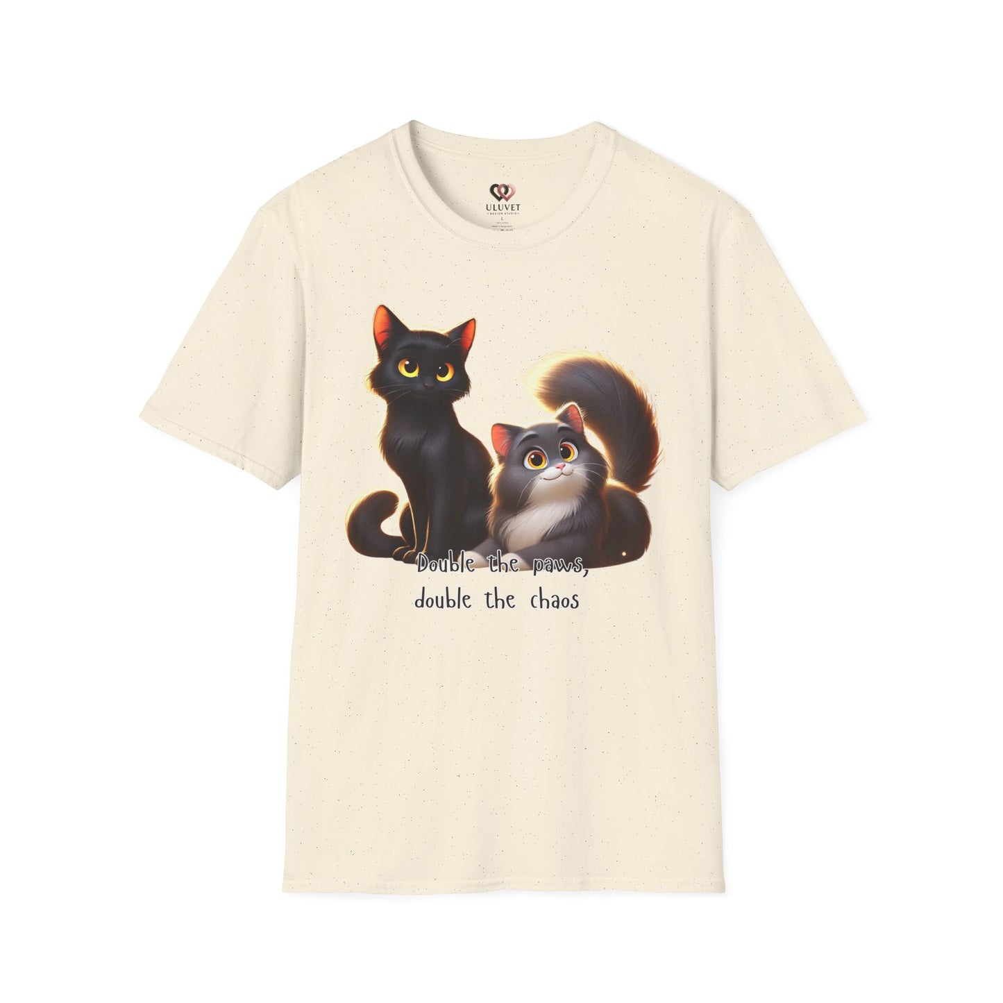 Cute Cat Chaos Unisex T-Shirt, Pet Lover Gift, Funny Cat Shirt, Cat Mom Apparel, Animal Lover Tee