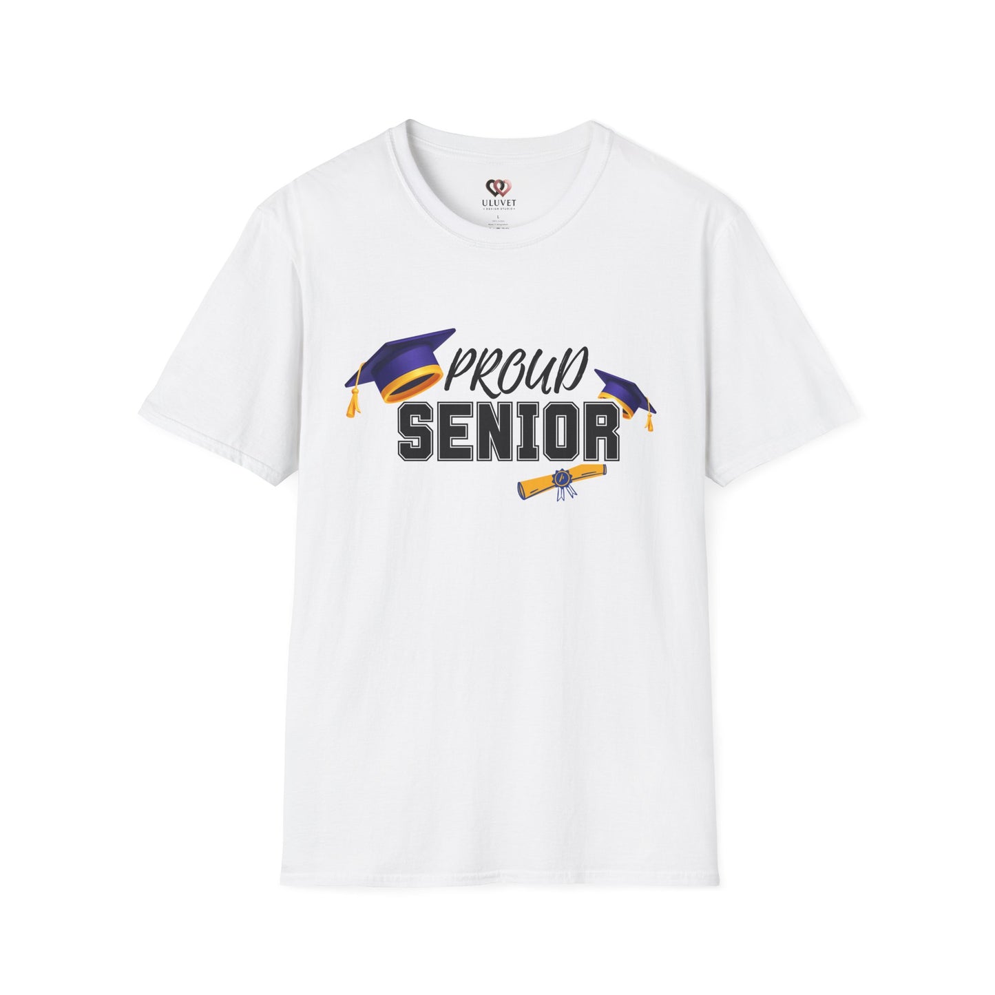 Proud Senior T-Shirt, Graduation Shirt, Unisex Tee for Graduates,, End of School Year Gift, Comfy Student Apparel
