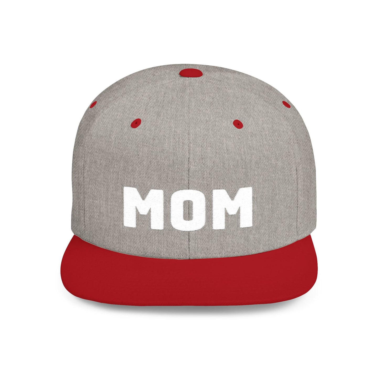 Modern MOM Flat Bill Snapback Hat, Trendy Mom Gift, Stylish Cap for Mothers, Unique Mother's Day Item, Everyday Wear, Fashion Accessory