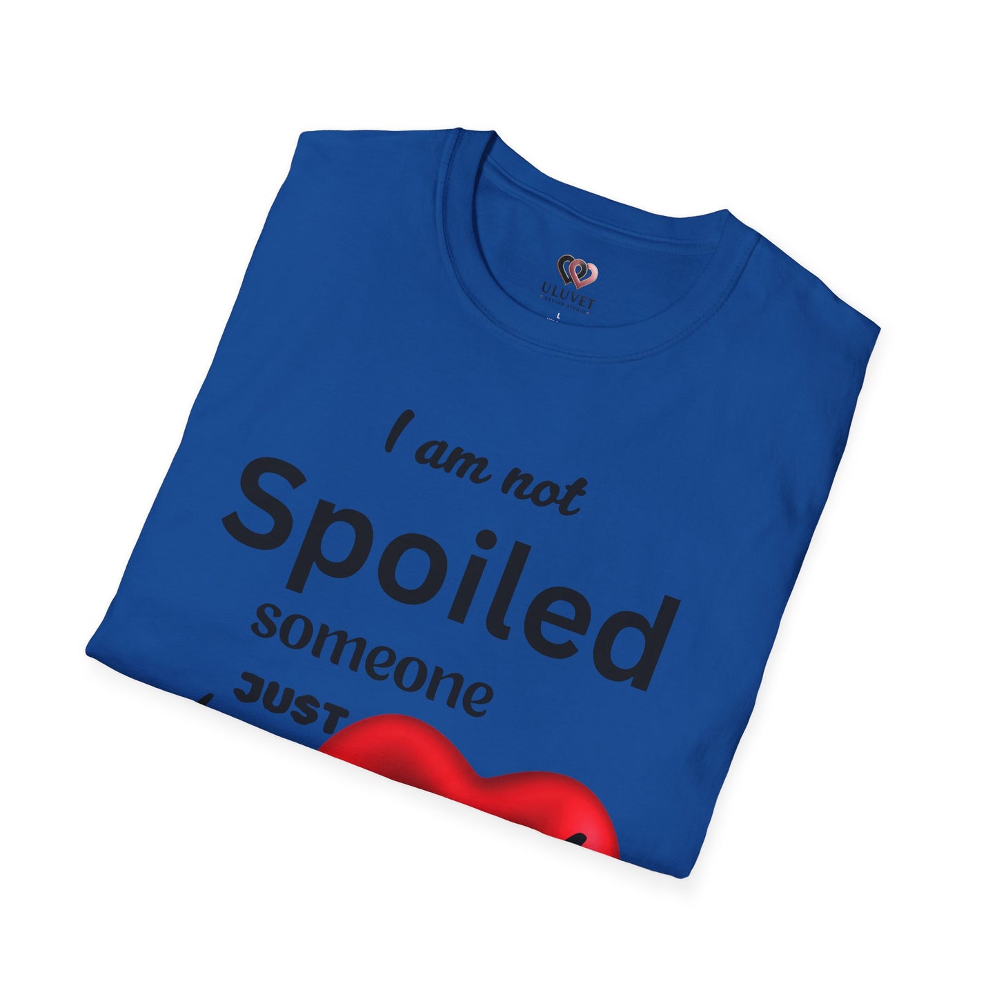 Fun Heart Graphic Tee for Spoiled Ones - Perfect Gift for Birthdays, Anniversaries, Galentine's Day, Summer Outfits, Casual Wear