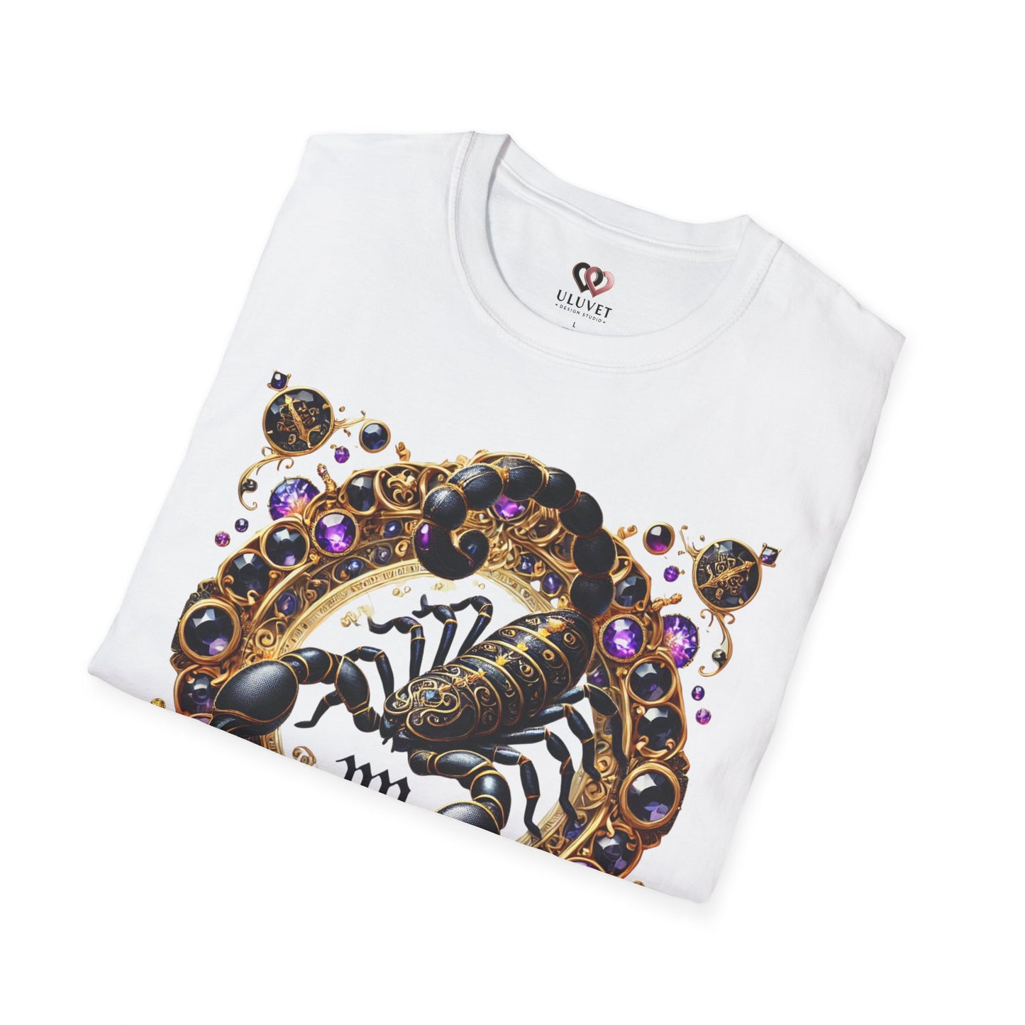 Scorpio Zodiac T-Shirt, Unisex Astrology Shirt, Horoscope Gift, Celestial Print Tee, November Birthday Shirt, Astrology Lover's Apparel