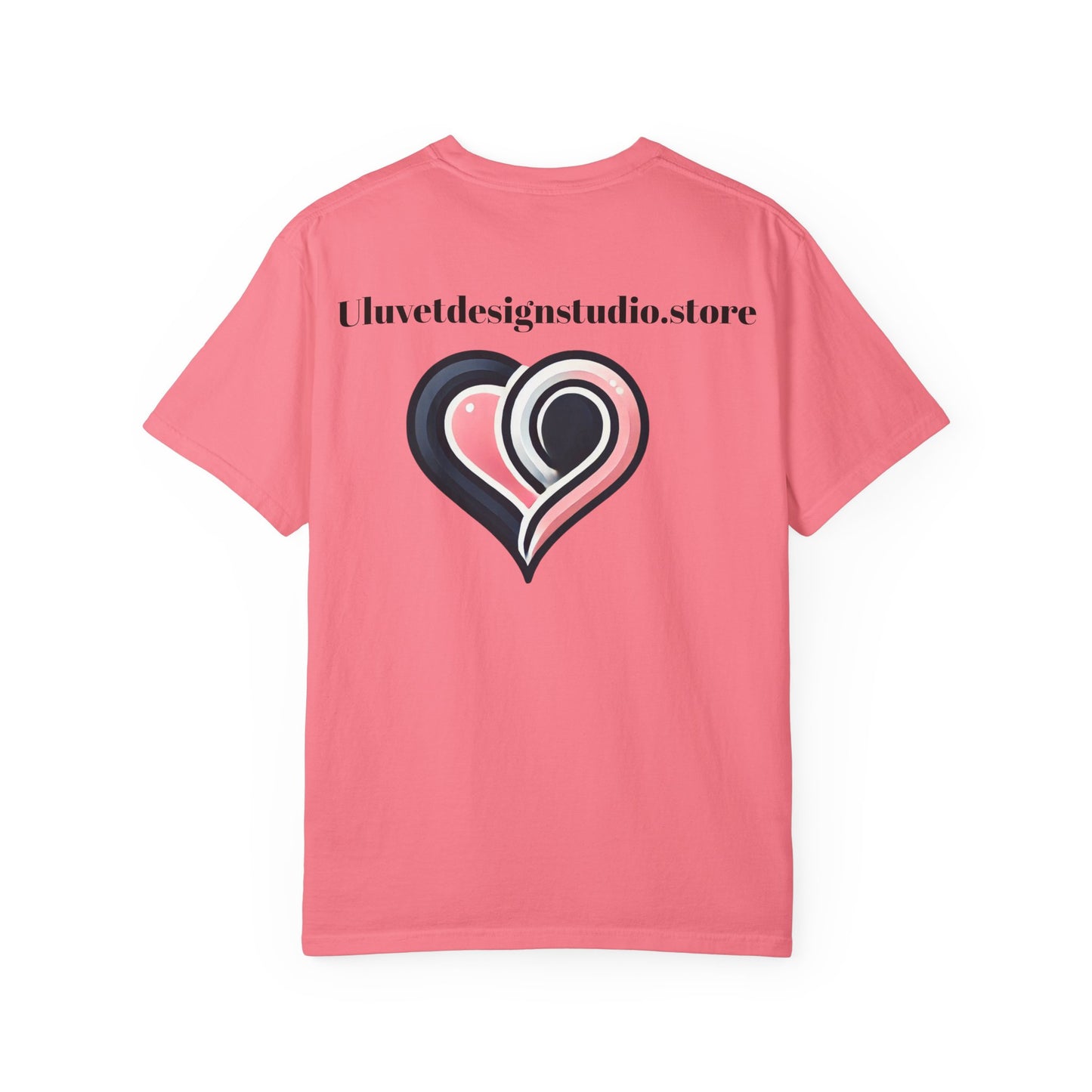 Romantic Heart T-Shirt, Unisex Gift, Valentine's Day Apparel, Couple's Clothing, Custom Love Shirt, Everyday Casual Wear, Love Design