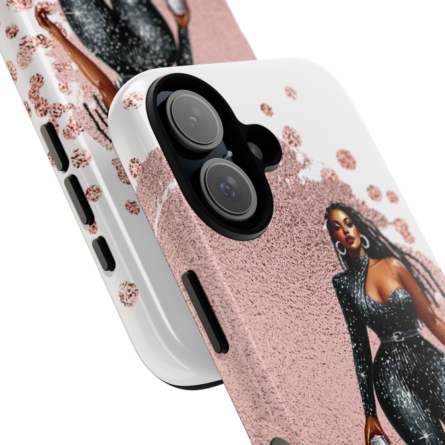 Glamorous Diva Cell Phone Case, Stylish Female Beauty Cover, Tough Cases for Women, Fabulous Girl Boss Accessories, Fashionable Lady Phone