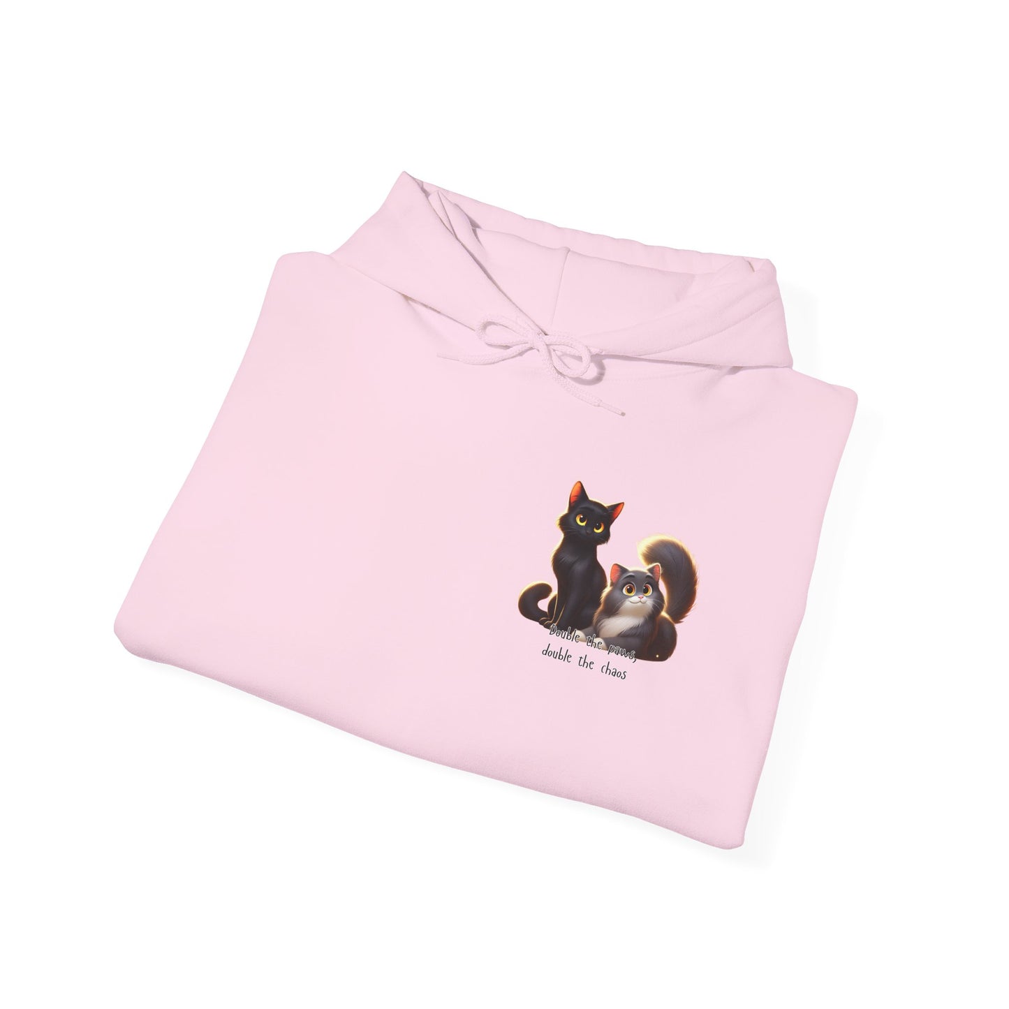 Charming Cat Sweatshirt for Cat Lovers, Cozy Hoodie for Winter, Ideal Gift for Pet Owners, Birthday, Holidays, Animal Themed Apparel