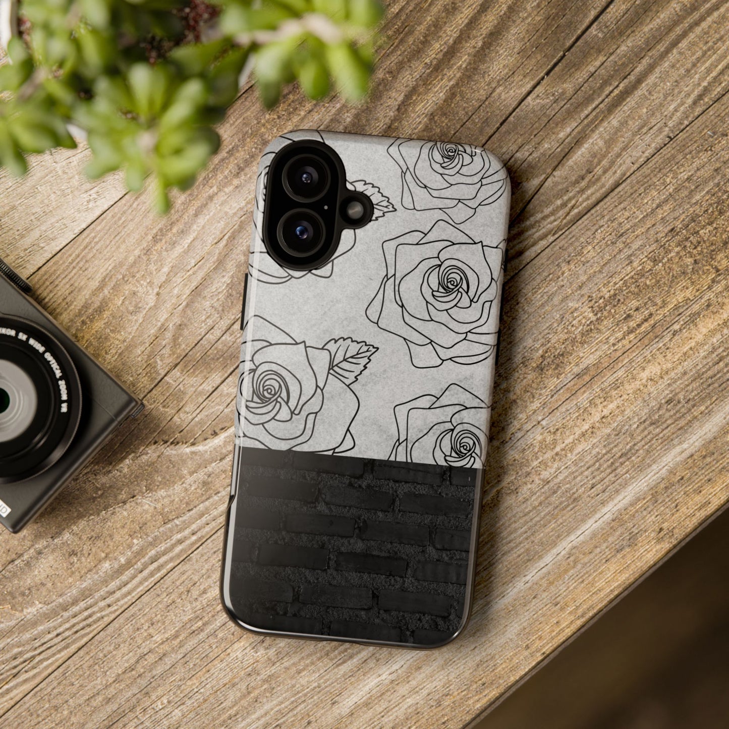 Tough Cases, Floral Stylish Modern Phone Cover, Flower Patterned Protective Case, Trendy Smartphone Shell, Botanical Design Phone Protector,