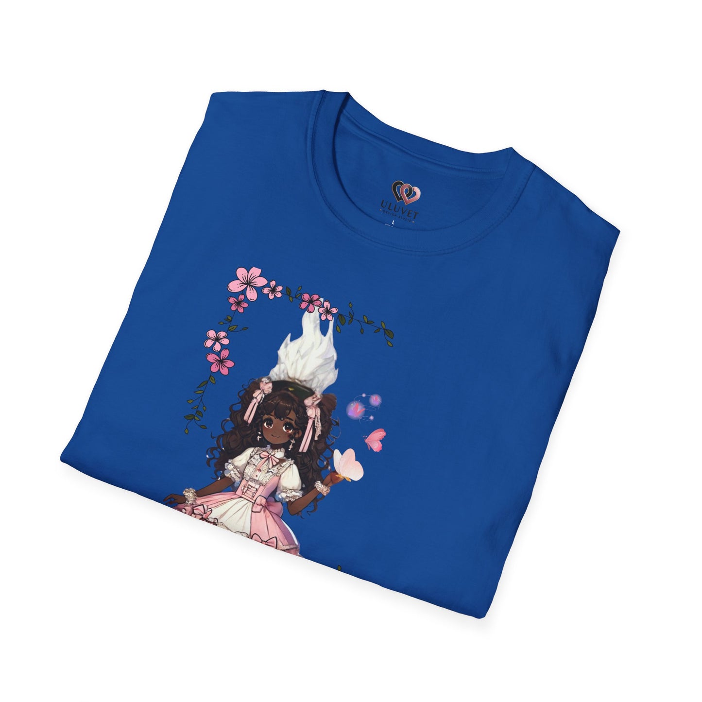 Unisex Softstyle T-Shirt  - Girly Anime Fantasy Design