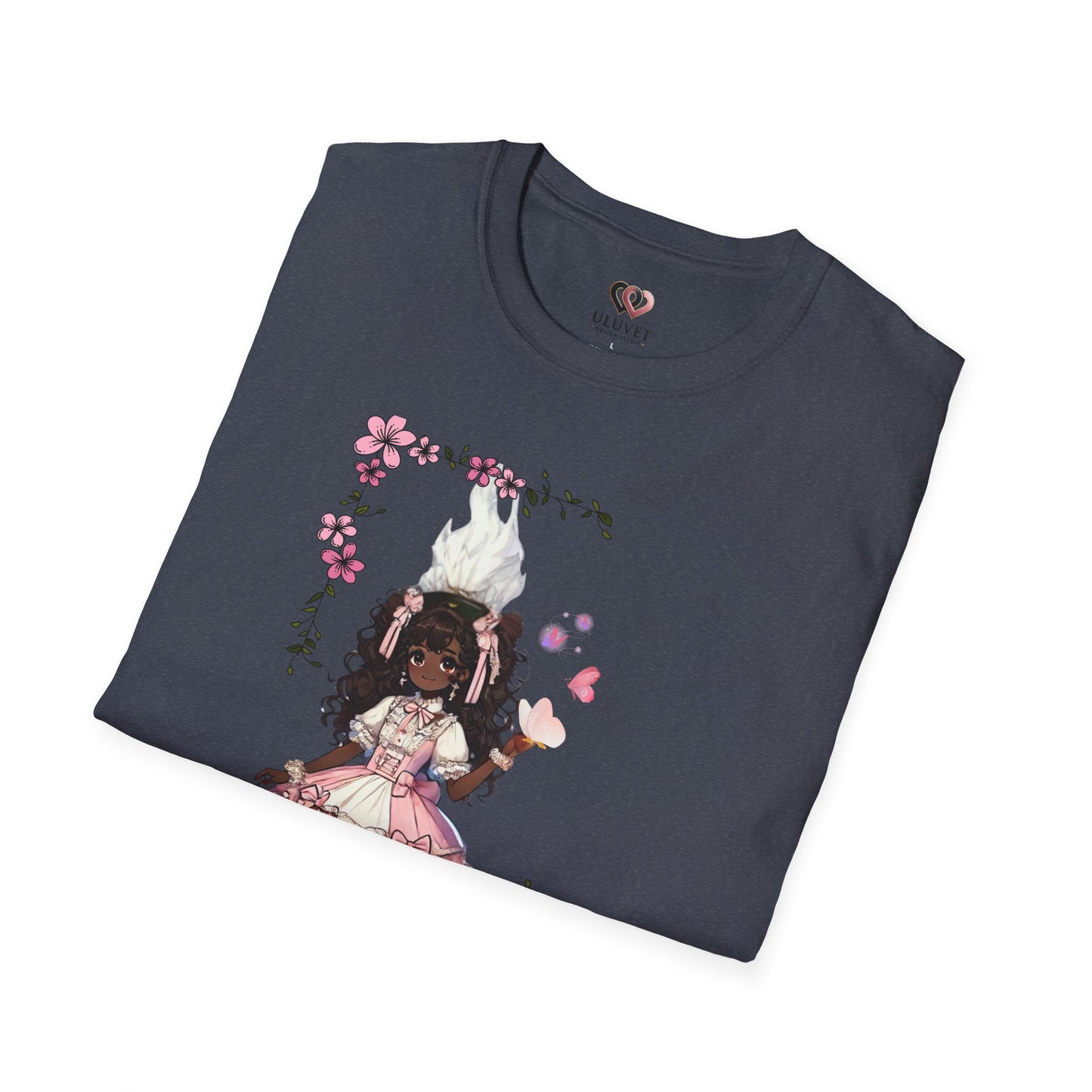 Unisex Softstyle T-Shirt  - Girly Anime Fantasy Design