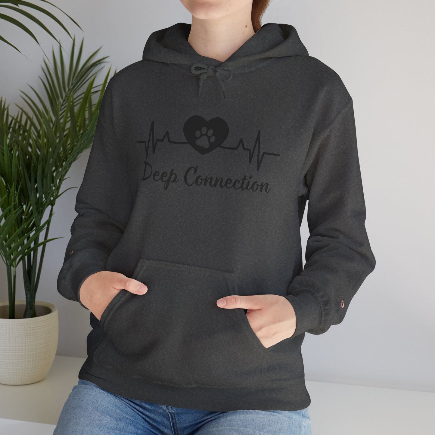 Heartfelt Pet Connection Hoodie, Cozy Gift for Animal Lovers, Perfect for Pet Birthdays, Adoption Days, or Casual Wear