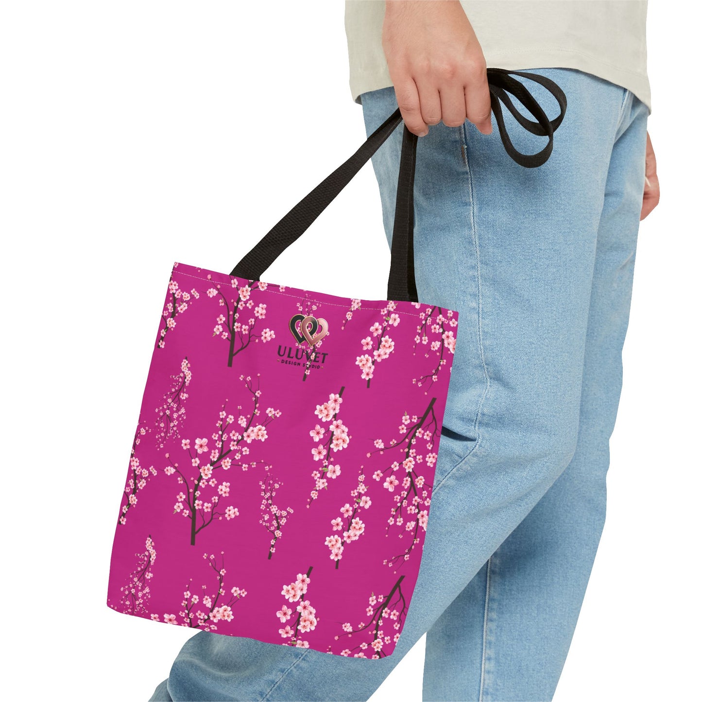 Blooming Cherry Blossom Tote Bag, Floral Shopping Bag, Eco-Friendly Tote, Gift for Her, Spring Accessories